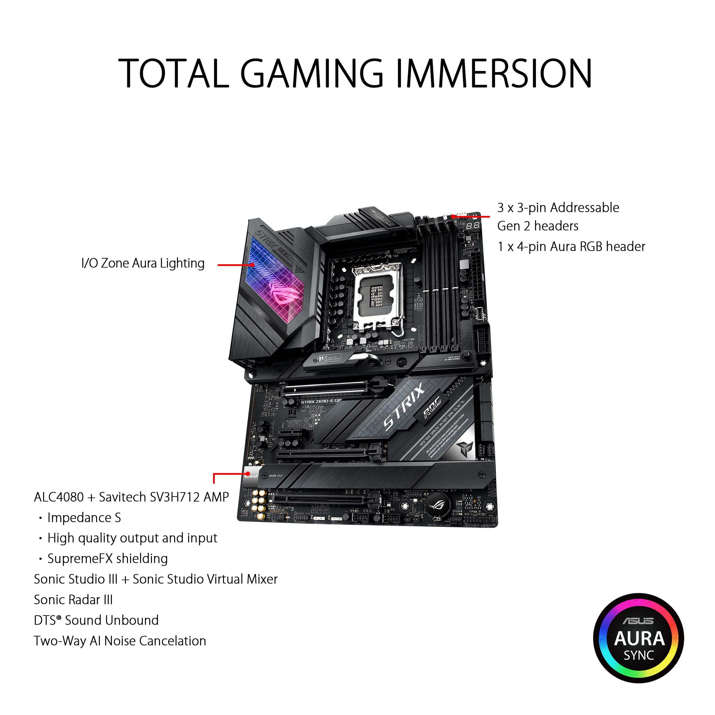 Foto 6 pulgar | Placa Madre Asus Rog Strix Z690-e Gaming Wifi 6e Lga 1700 - Venta Internacional.
