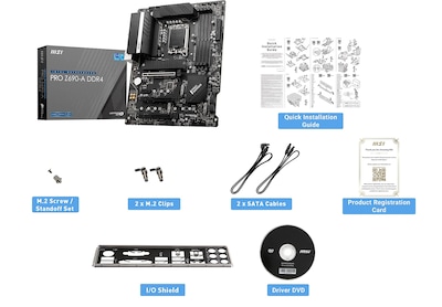 Foto 7 | Placa Madre Msi Pro Z690-a Ddr4 Proseries (atx, Intel De 12.ª Generación) - Venta Internacional.