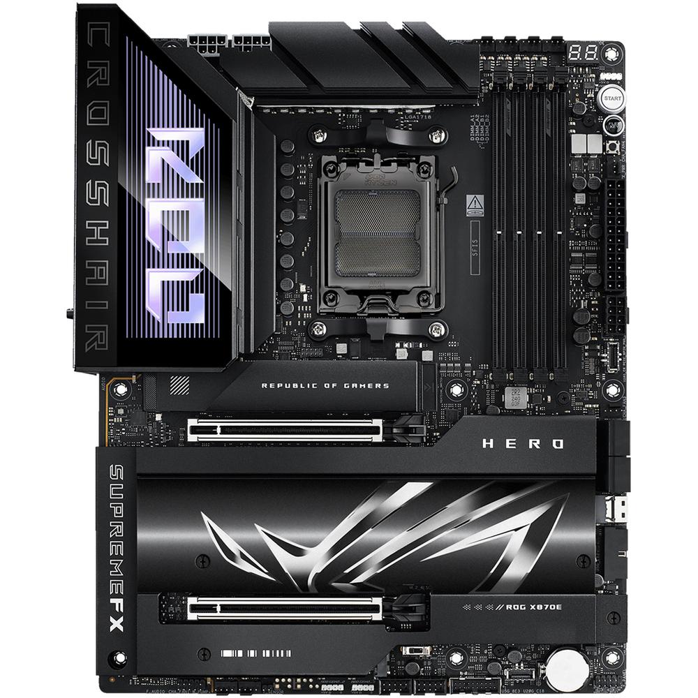 Foto 3 pulgar | Tarjeta Madre Asus Rog Crosshair X870e Hero Lga Am5 4x Ddr5 5x M.2 Pcie 5.0 Usb-c Wifi 7 Bt 5.4 Atx