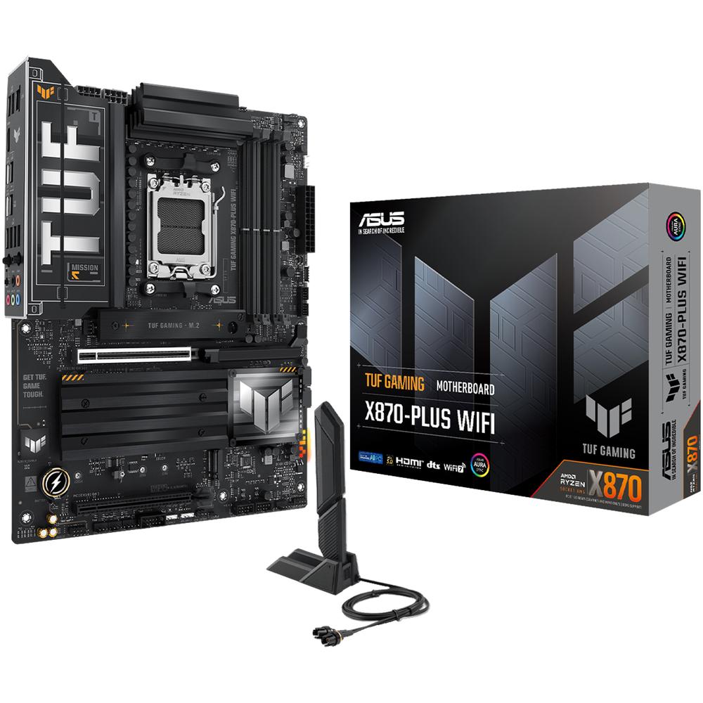 Foto 2 pulgar | Tarjeta Madre Asus Tuf Gaming X870-plus Wifi Lga Am5 4x Ddr5 4x M.2 Pcie 5.0 Usb-c Wifi 7 Bt 5.4 Atx