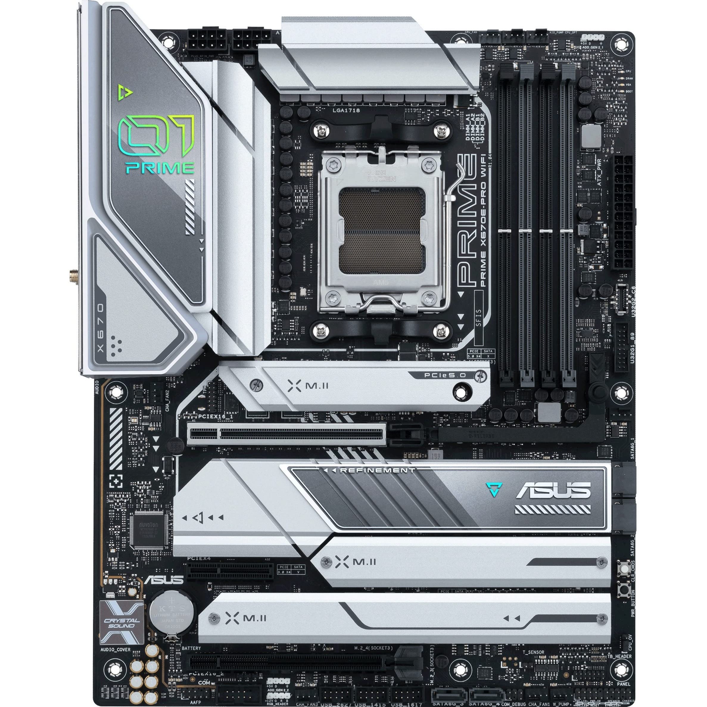 Foto 4 pulgar | Placa Madre Asus Prime X670e-pro Wifi Amd X670 Am5 Ryzen - Venta Internacional.