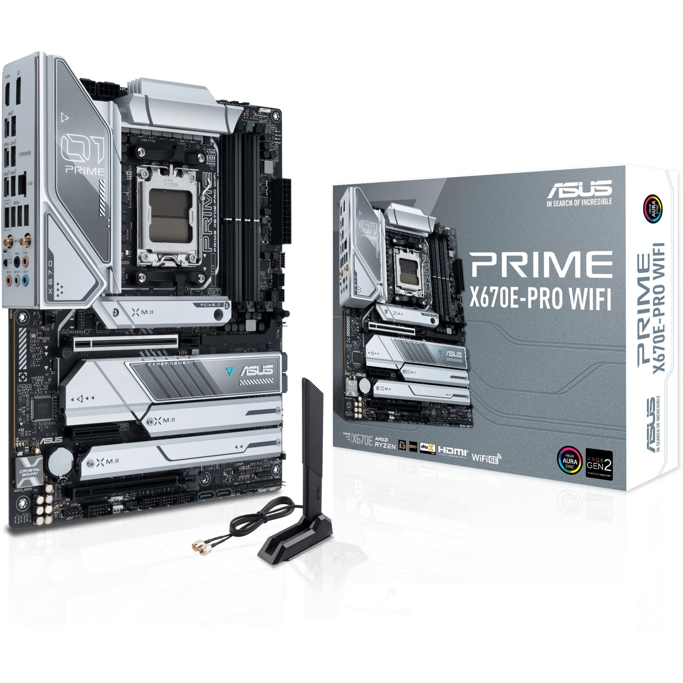 Foto 7 pulgar | Placa Madre Asus Prime X670e-pro Wifi Amd X670 Am5 Ryzen - Venta Internacional.