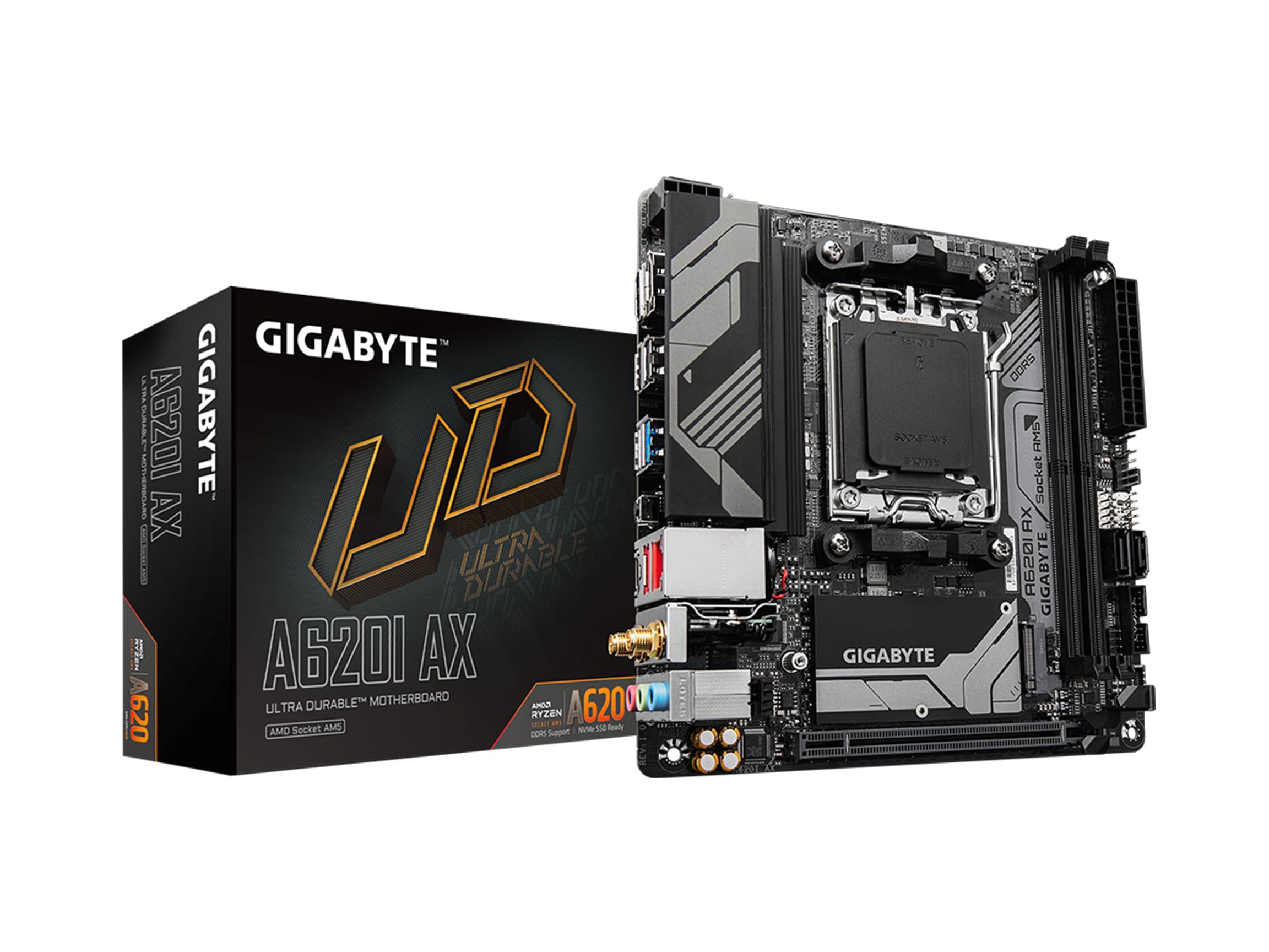 Foto 2 pulgar | Placa Madre Gigabyte A620i Ax (am5/ Lga 1718/ Ddr5/ M.2) - Venta Internacional.