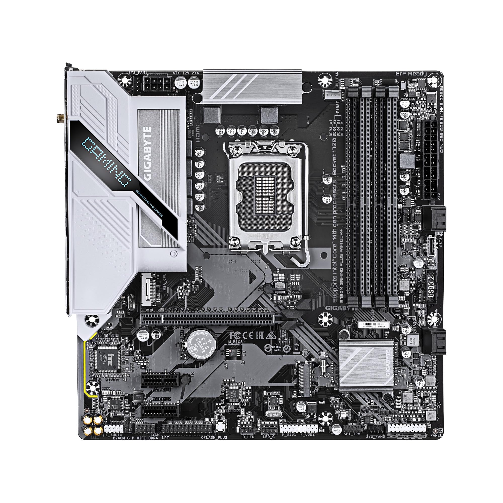 Foto 2 | Placa Madre Gigabyte B760m Gaming Plus Wifi Ddr4 Lga 1700 - Venta Internacional.
