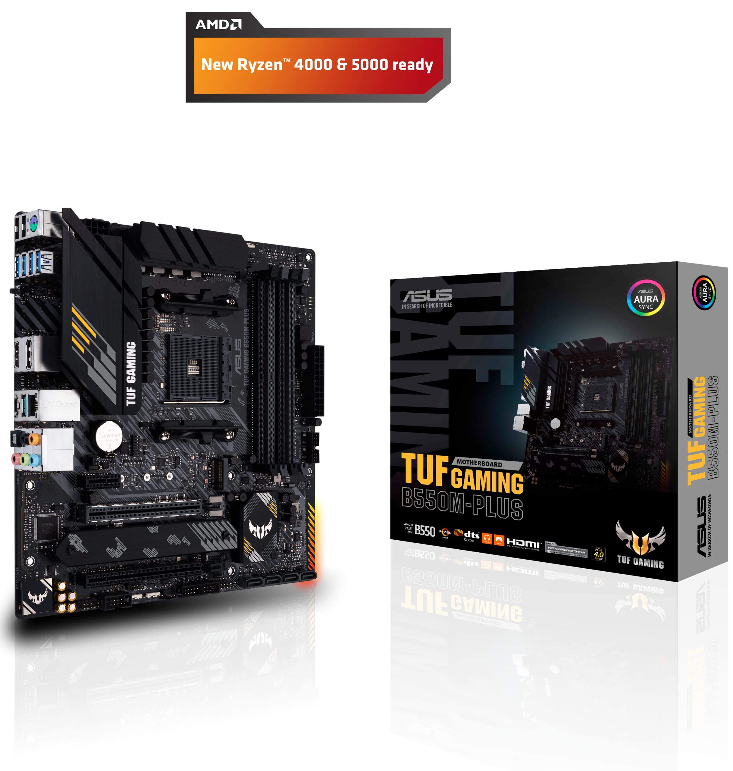 Foto 3 pulgar | Placa Madre Asus Tuf Gaming B550m-plus Amd Am4 Micro Atx - Venta Internacional