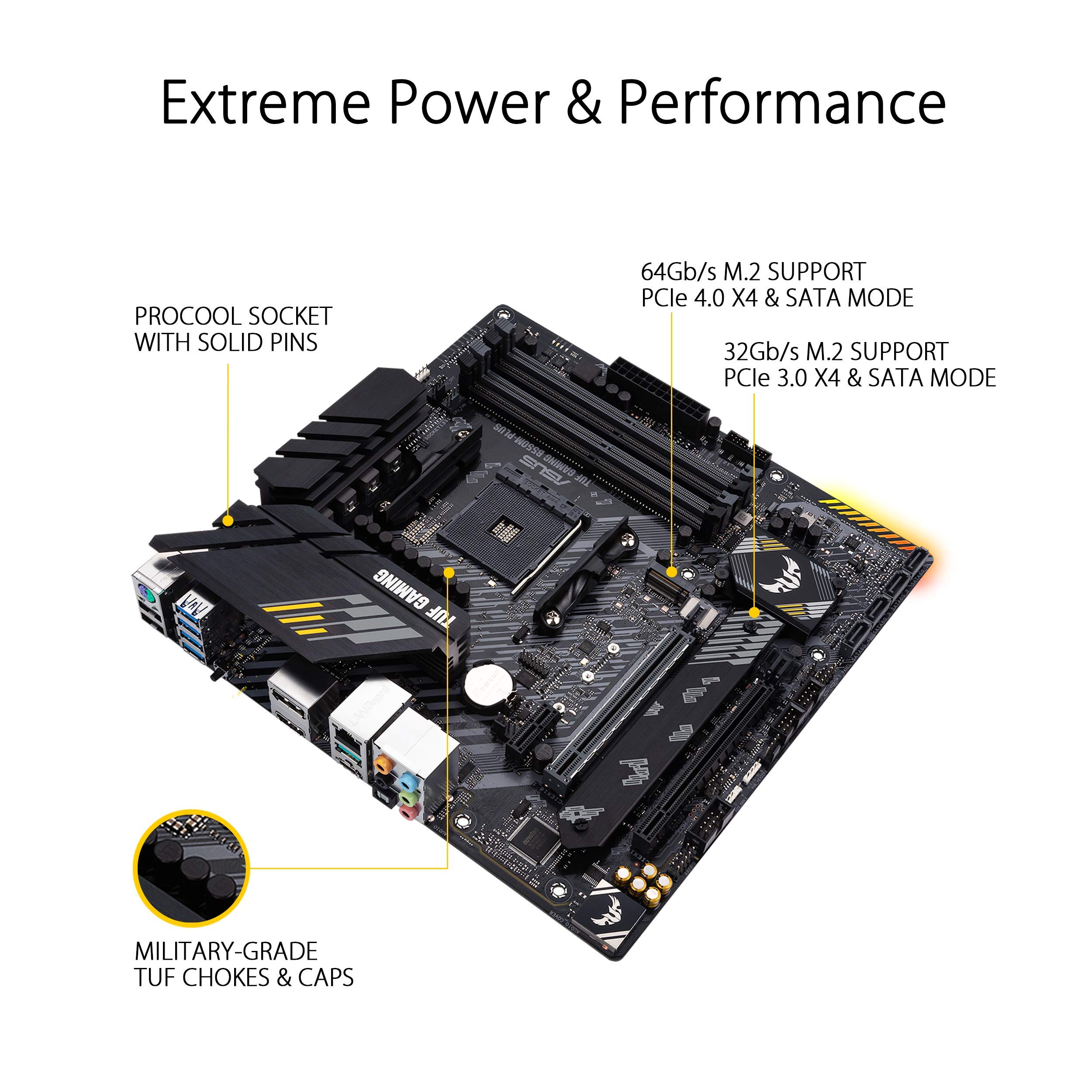 Foto 5 pulgar | Placa Madre Asus Tuf Gaming B550m-plus Amd Am4 Micro Atx - Venta Internacional