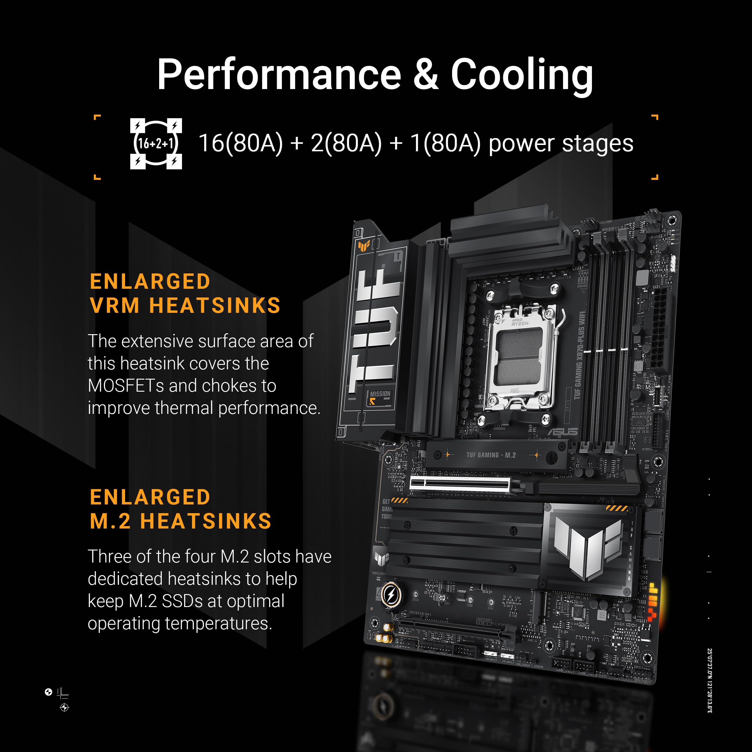 Foto 4 pulgar | Placa Madre Asus Tuf Gaming X870-plus Wifi Amd Am5 X870 Atx - Venta Internacional.