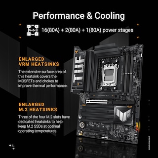 Foto 3 | Placa Madre Asus Tuf Gaming X870-plus Wifi Amd Am5 X870 Atx - Venta Internacional.