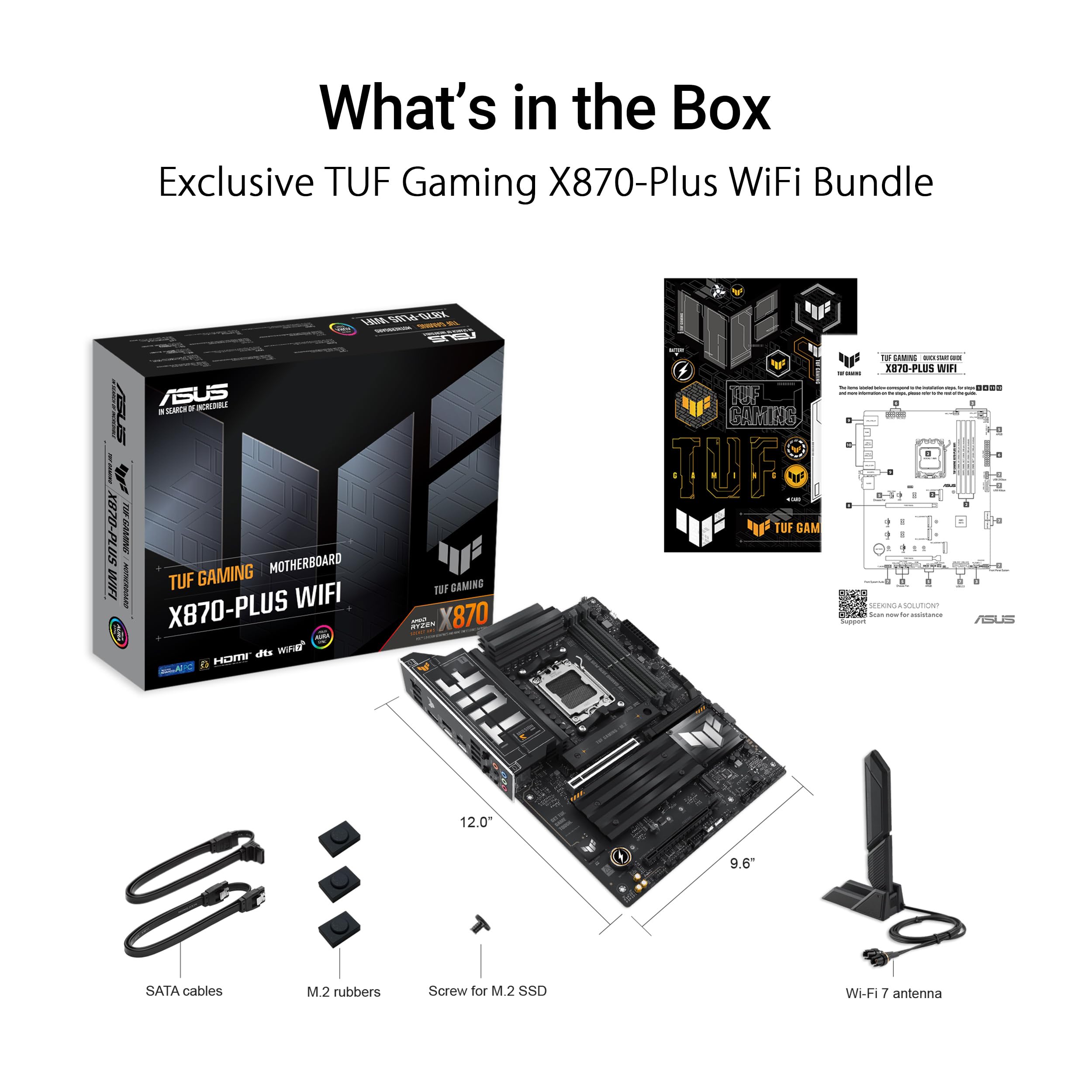Foto 7 pulgar | Placa Madre Asus Tuf Gaming X870-plus Wifi Amd Am5 X870 Atx - Venta Internacional.