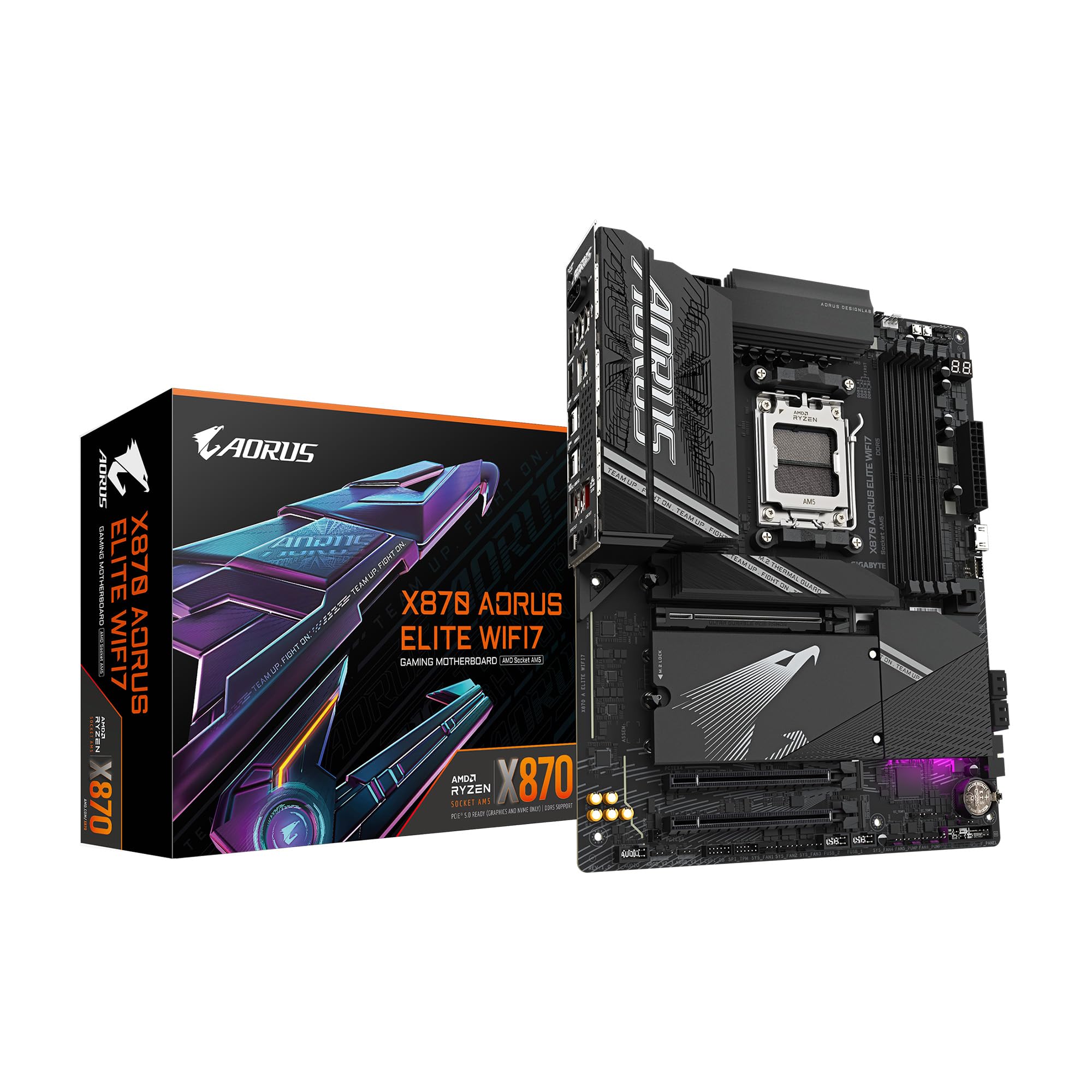 Foto 2 pulgar | Placa Madre Gigabyte X870 Aorus Elite Wifi7 Am5 Lga 1718 Atx - Venta Internacional.