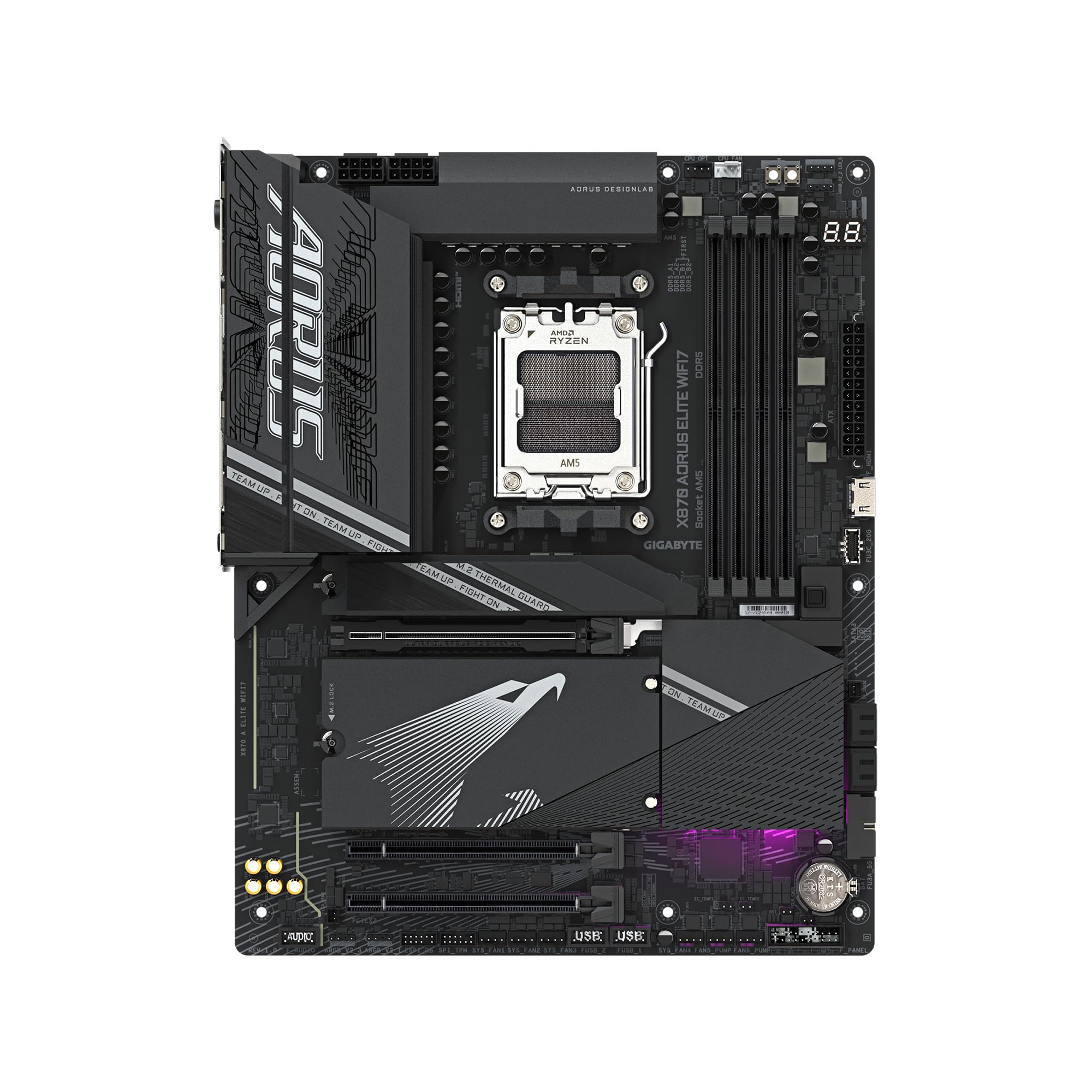 Foto 3 pulgar | Placa Madre Gigabyte X870 Aorus Elite Wifi7 Am5 Lga 1718 Atx - Venta Internacional.