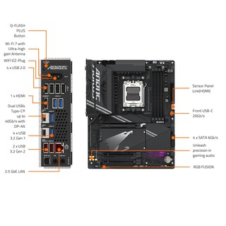 Foto 5 | Placa Madre Gigabyte X870 Aorus Elite Wifi7 Am5 Lga 1718 Atx - Venta Internacional.