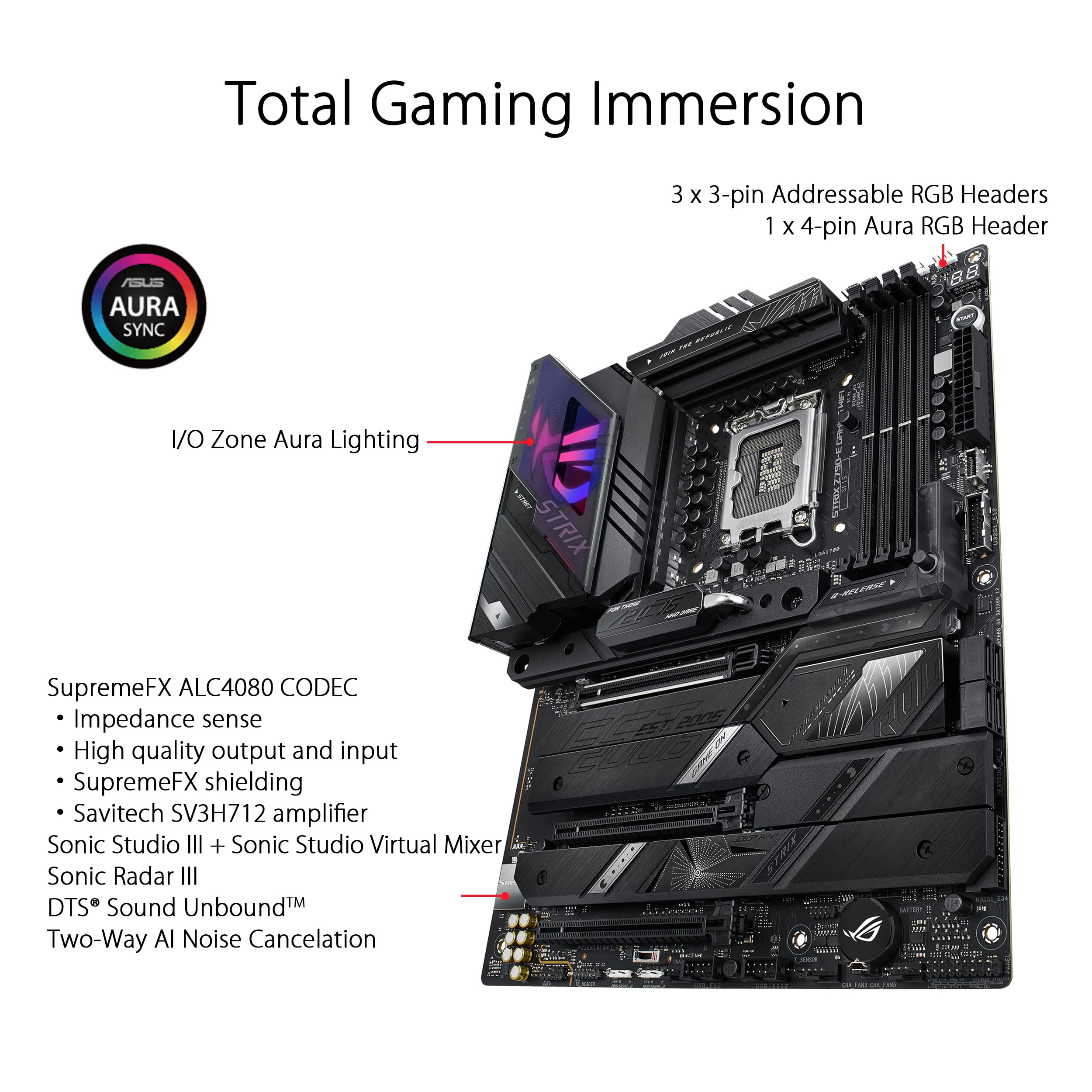 Foto 5 pulgar | Placa Madre Asus Rog Strix Z790-e Gaming Wifi 6e Lga 1700 - Venta Internacional.