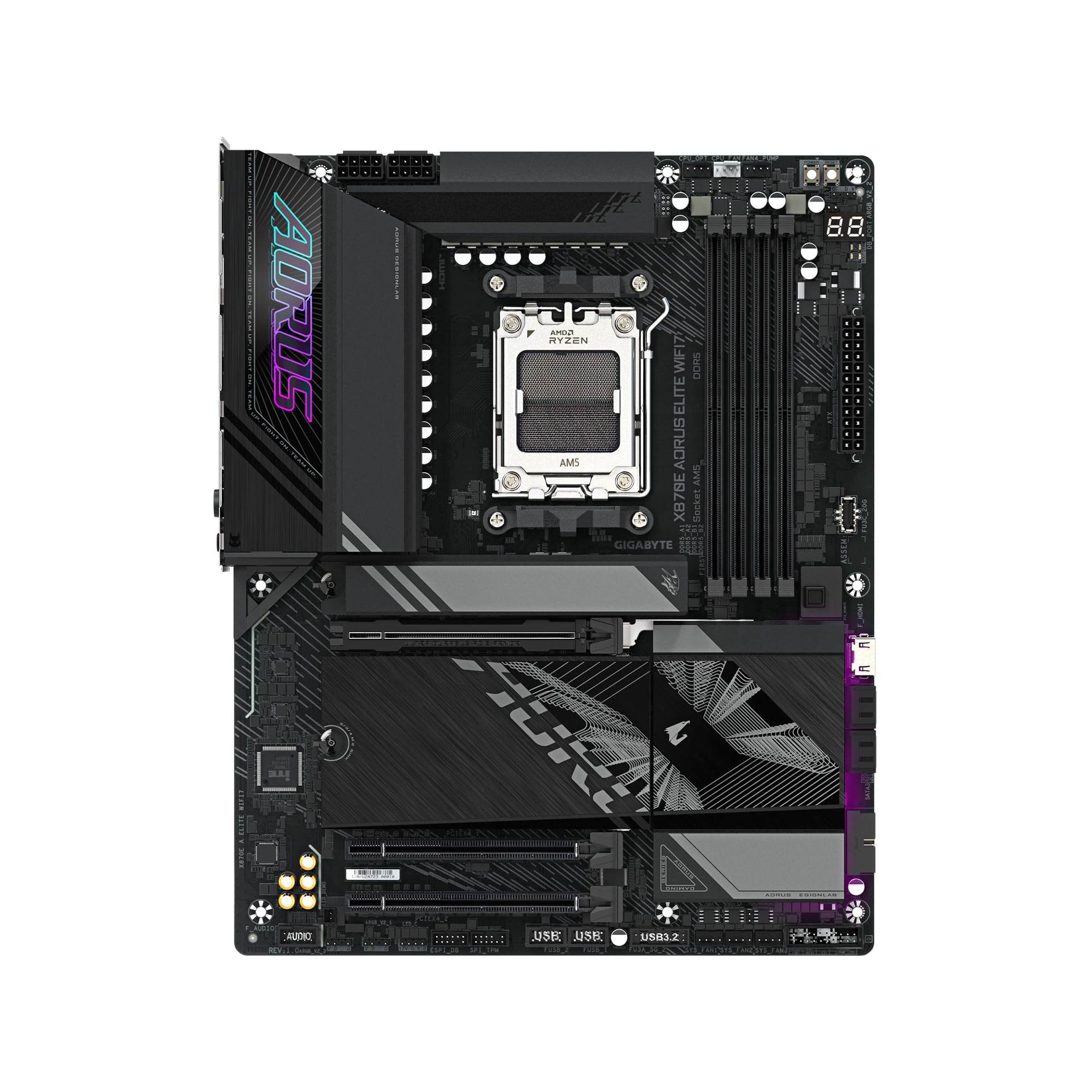 Foto 3 pulgar | Placa Madre Gigabyte X870e Aorus Elite Wifi7 Am5 Lga 1718 Atx - Venta Internacional