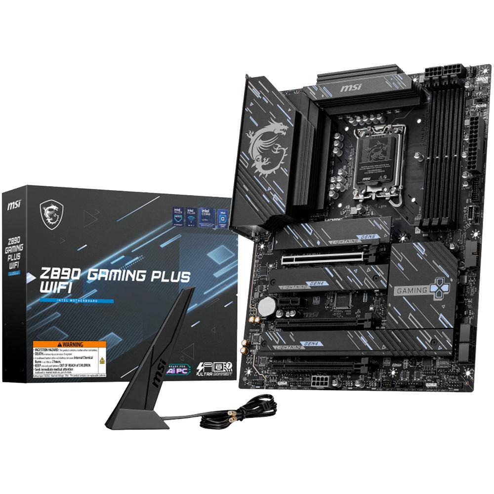 Foto 2 pulgar | Tarjeta Madre Msi Z890 Gaming Plus Wifi Lga1851 4x Ddr5 4x M.2 Pcie 5.0 Usb-c Wifi 7 Bt 5.4 Atx