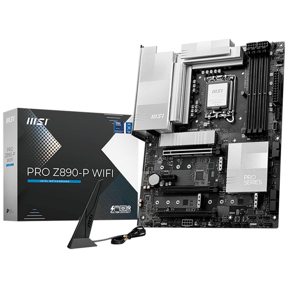 Foto 2 pulgar | Tarjeta Madre Msi Pro Z890-p Wifi Lga1851 4x Ddr5 4x M.2 Pcie 5.0 Usb-c Wifi 7 Bt 5.4 Atx