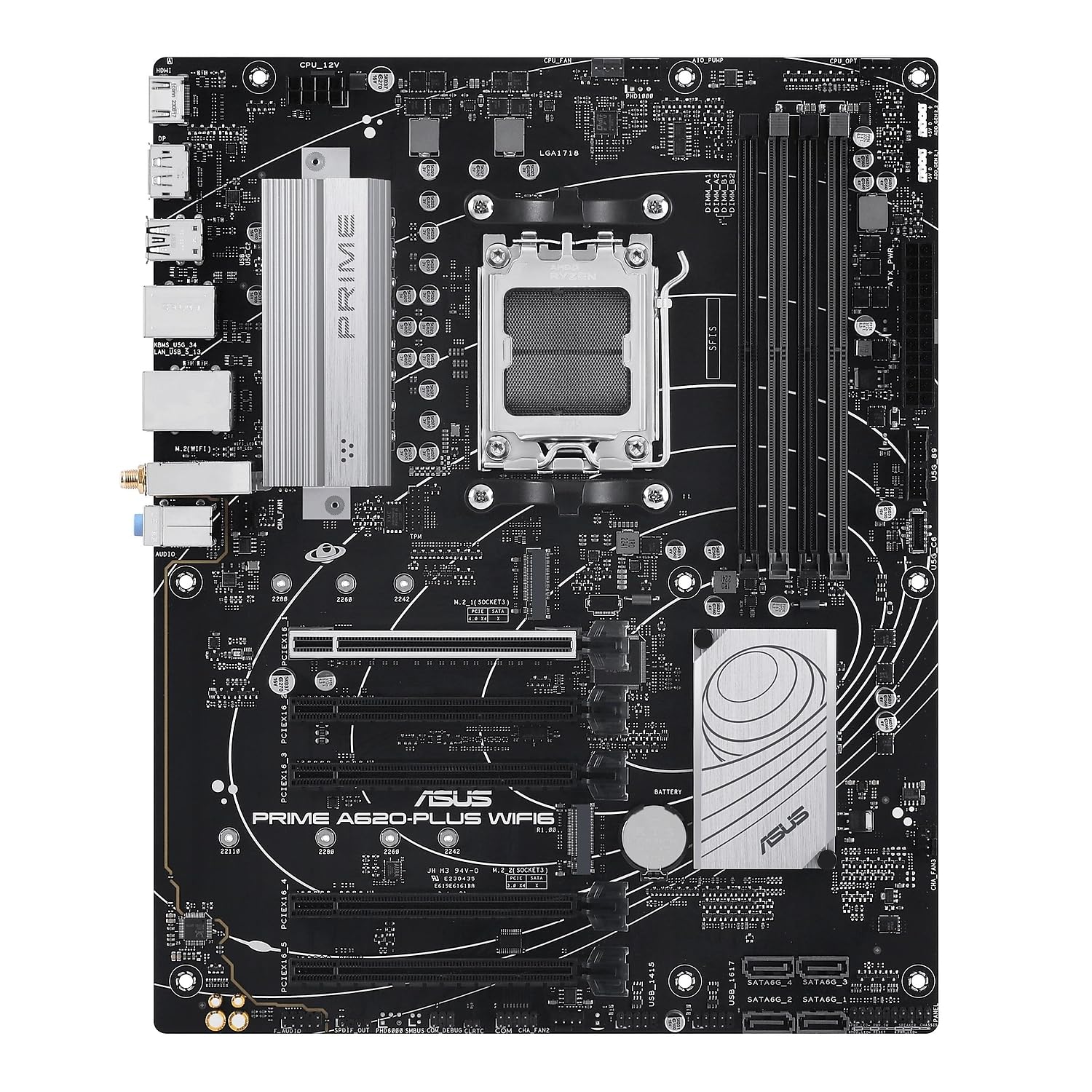 Placa Madre Asus Prime A620-plus Wifi6 Amd A620 Am5 Atx - Venta Internacional