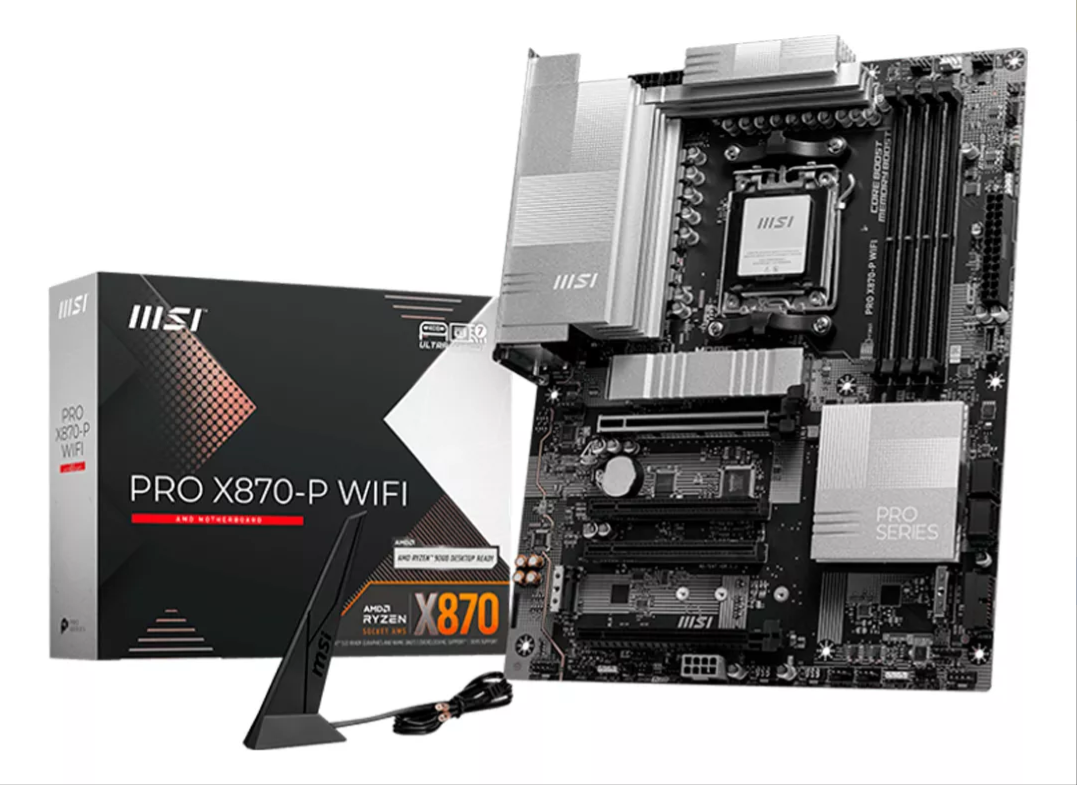 Foto 2 pulgar | Mb Msi X870-p Wifi Am5 Ddr5 256gb Atx Hdmi Dp Usb-c Wifi-7