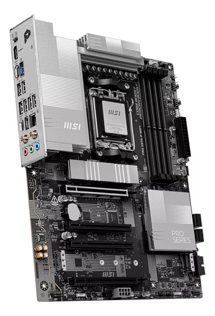 Foto 3 pulgar | Mb Msi X870-p Wifi Am5 Ddr5 256gb Atx Hdmi Dp Usb-c Wifi-7