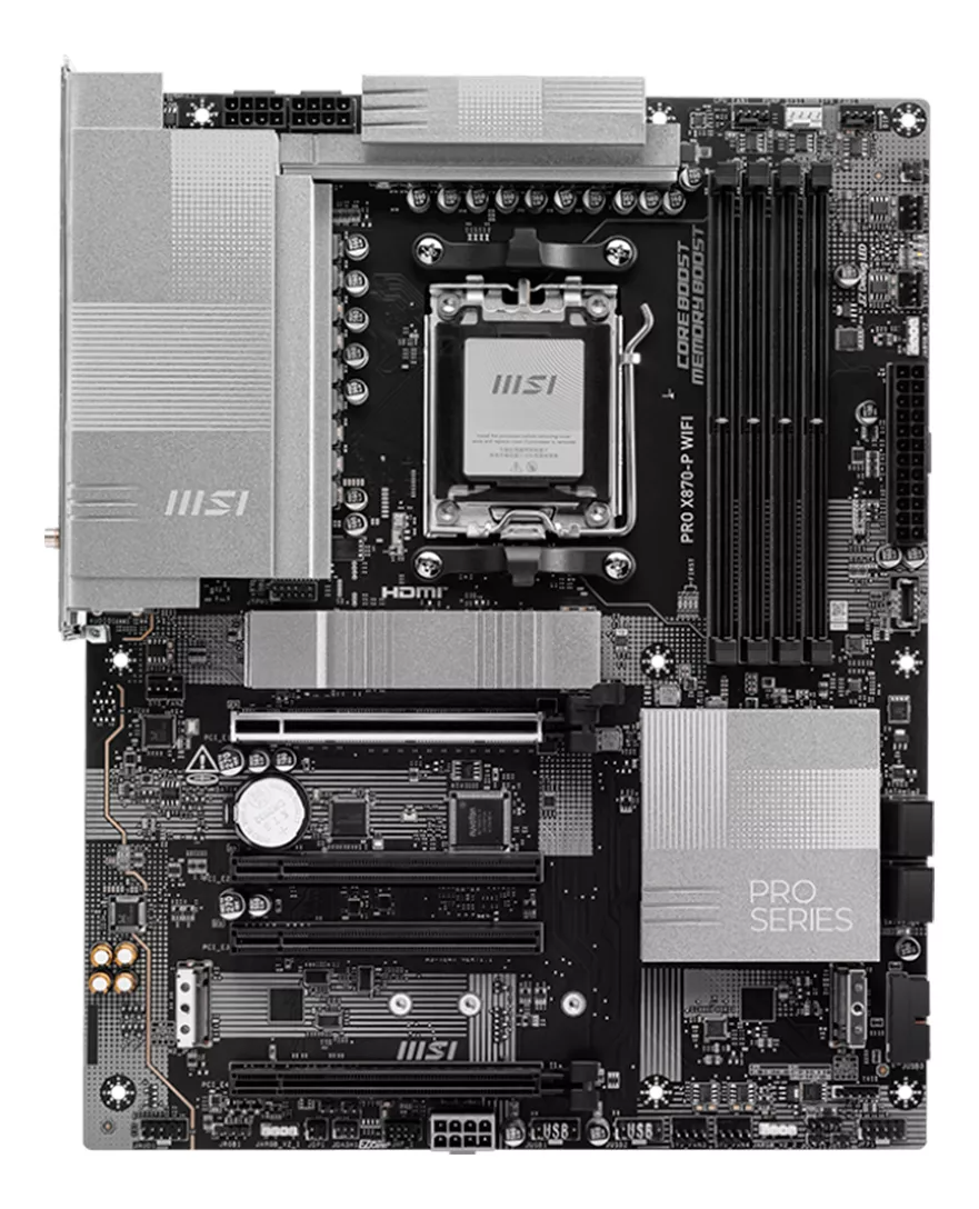 Foto 4 pulgar | Mb Msi X870-p Wifi Am5 Ddr5 256gb Atx Hdmi Dp Usb-c Wifi-7