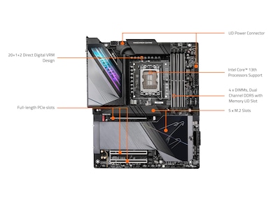 Foto 5 | Placa Madre Gigabyte Z790 Aorus Master X Lga 1700 Ddr5 - Venta Internacional.