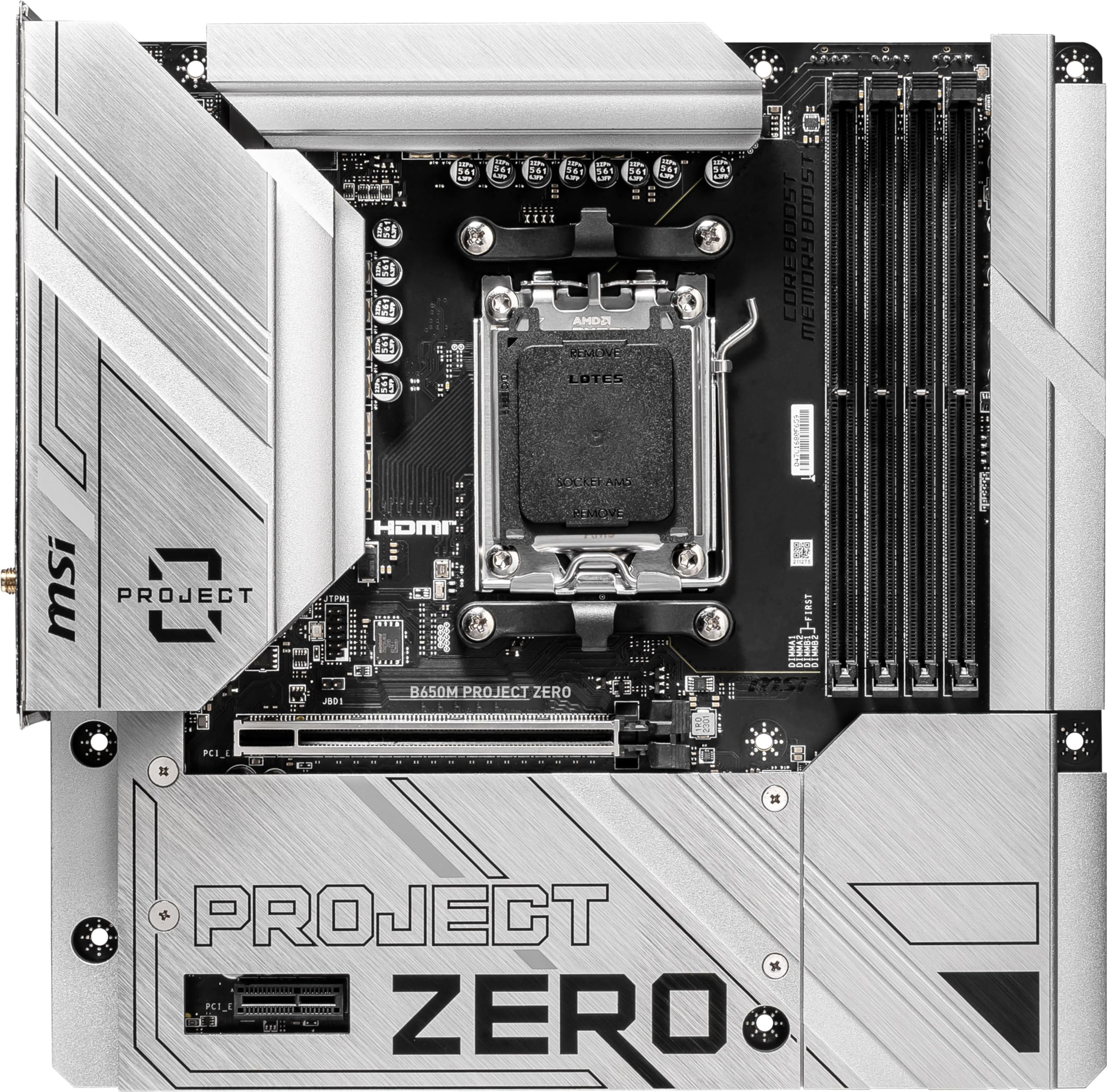 Foto 3 pulgar | Placa Madre MSI B650m Project Zero Gaming con Amd Ryzen - Venta Internacional