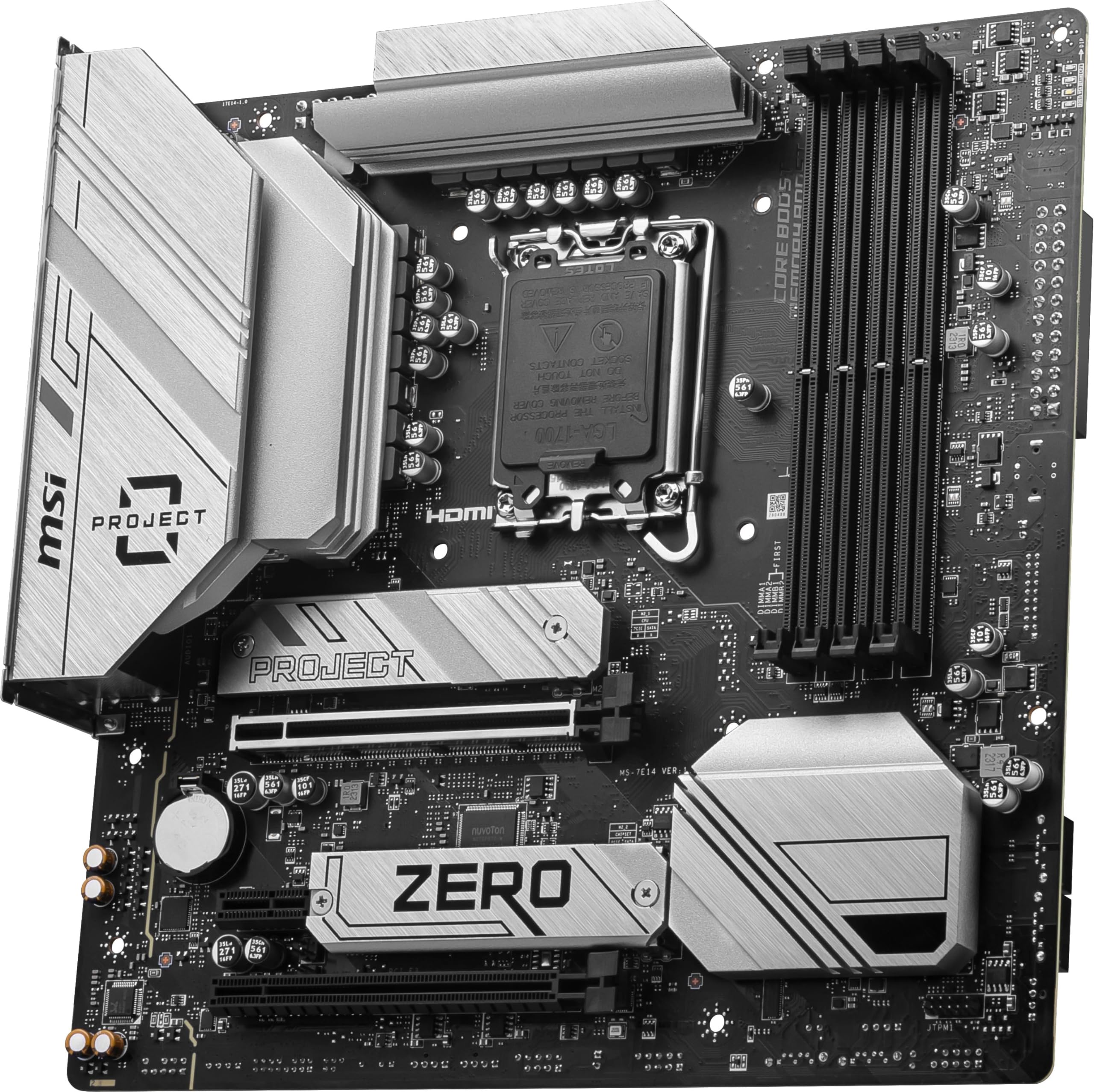 Foto 4 pulgar | Placa Madre Msi B760m Project Zero Gaming Lga 1700 Ddr5 - Venta Internacional