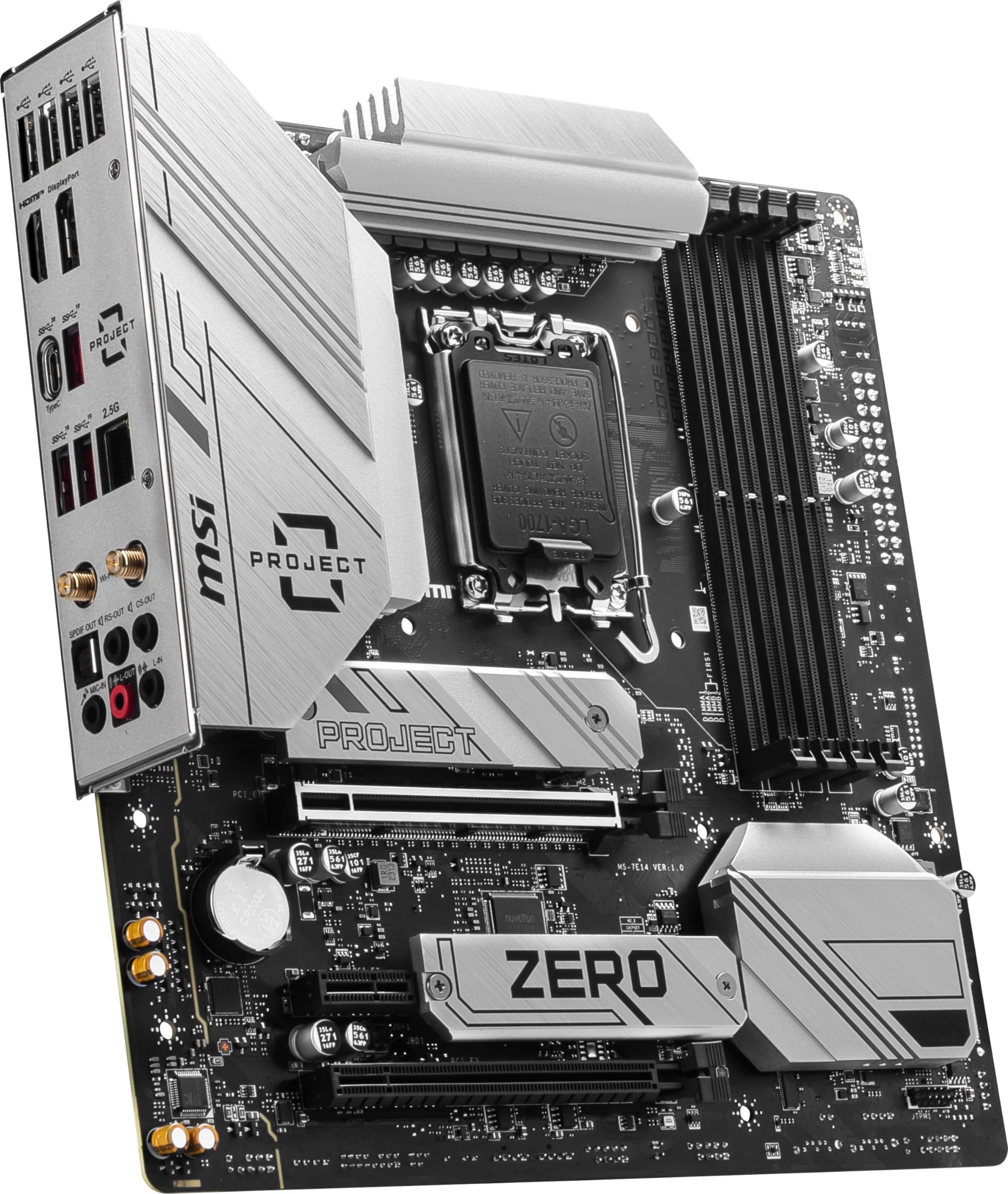 Foto 6 pulgar | Placa Madre Msi B760m Project Zero Gaming Lga 1700 Ddr5 - Venta Internacional