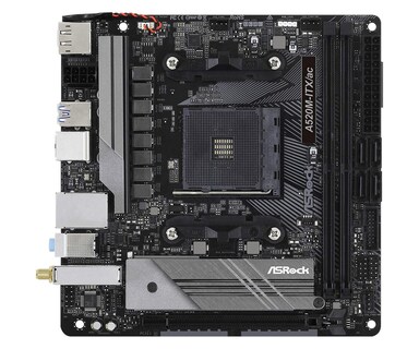 Foto 2 | Placa Madre Asrock A520m-itx/ac Mini Itx Para Amd Ryzen - Venta Internacional.