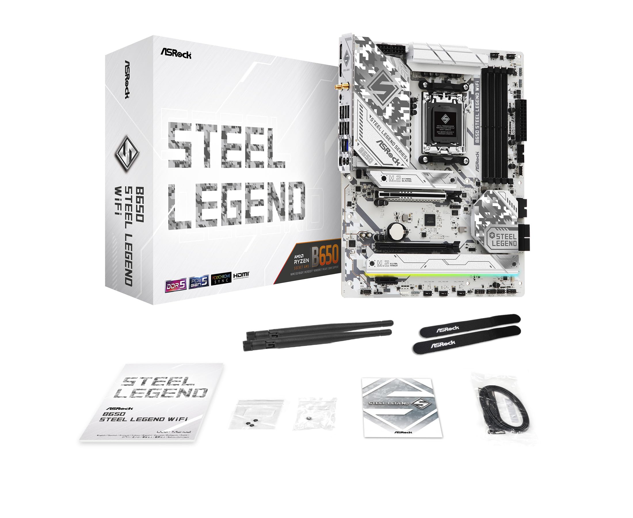 Foto 2 pulgar | Placa Madre Asrock B650 Steel Legend Wifi Amd Socket Am5 - Venta Internacional