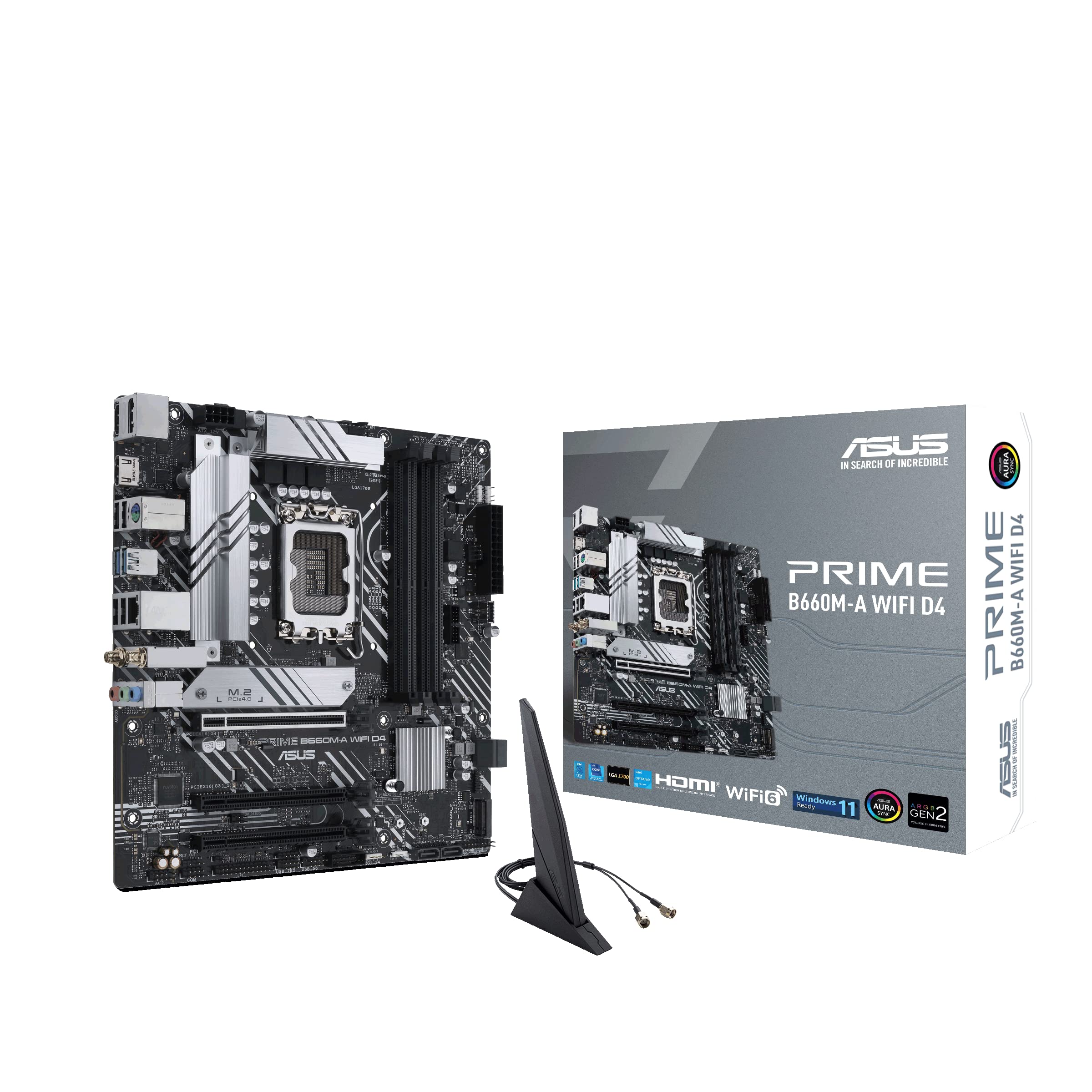 Foto 2 pulgar | Placa Madre Asus Prime B660m-a Wifi D4 Intel Lga 1700 Matx - Venta Internacional.