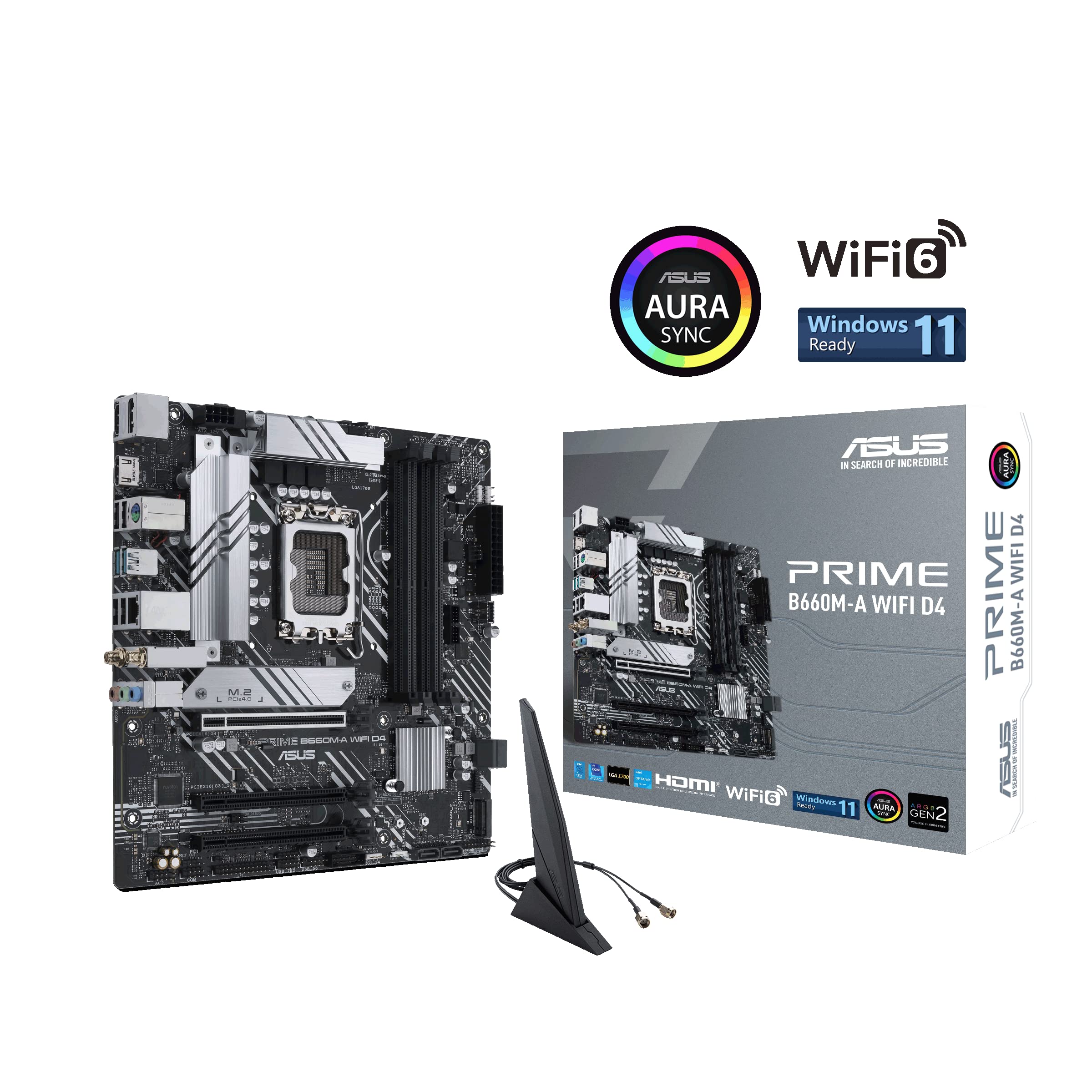 Foto 5 | Placa Madre Asus Prime B660m-a Wifi D4 Intel Lga 1700 Matx - Venta Internacional.