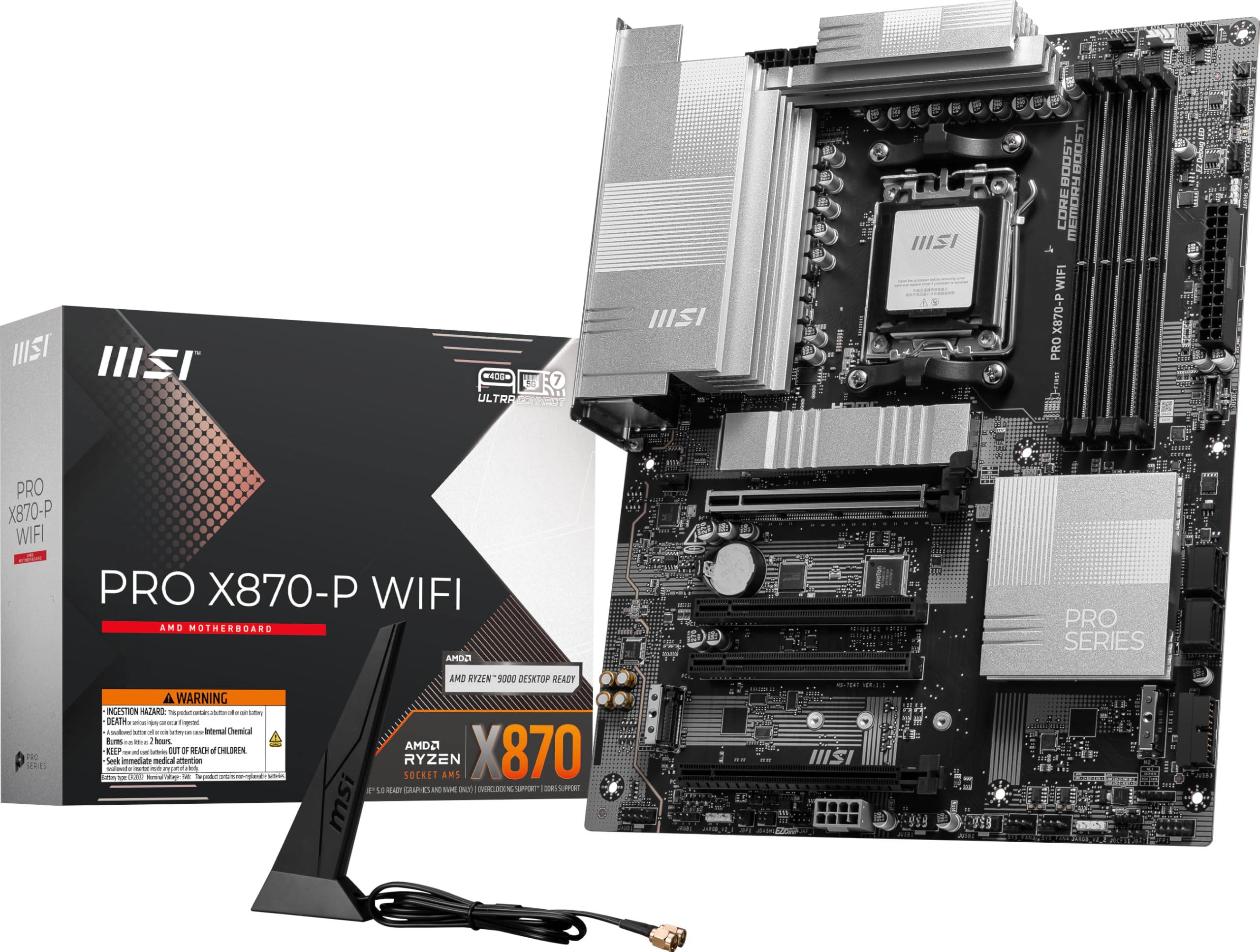 Foto 2 pulgar | Placa Madre Msi Pro X870-p Wifi Proseries Am5 Ddr5 Atx - Venta Internacional