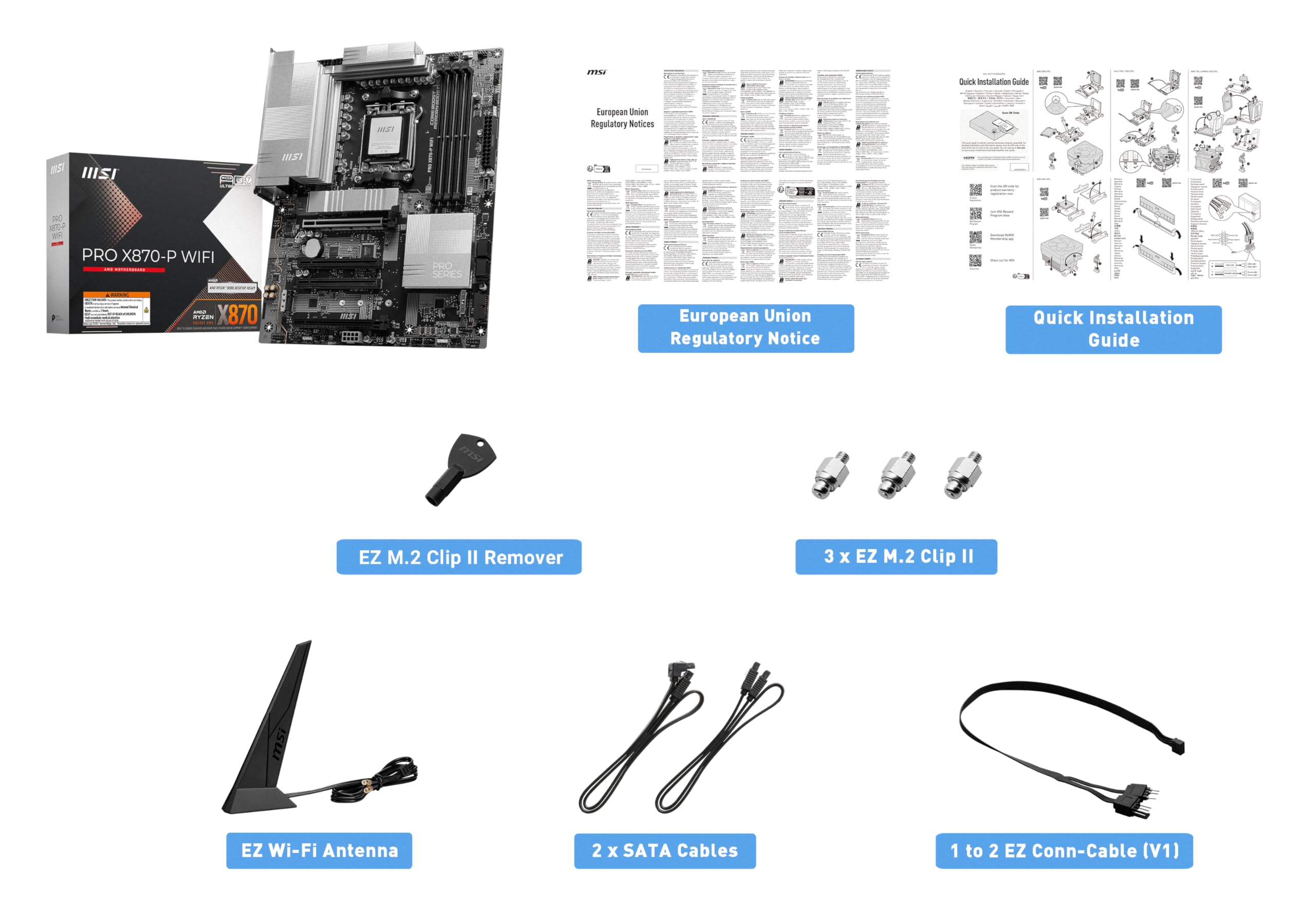 Foto 4 pulgar | Placa Madre Msi Pro X870-p Wifi Proseries Am5 Ddr5 Atx - Venta Internacional
