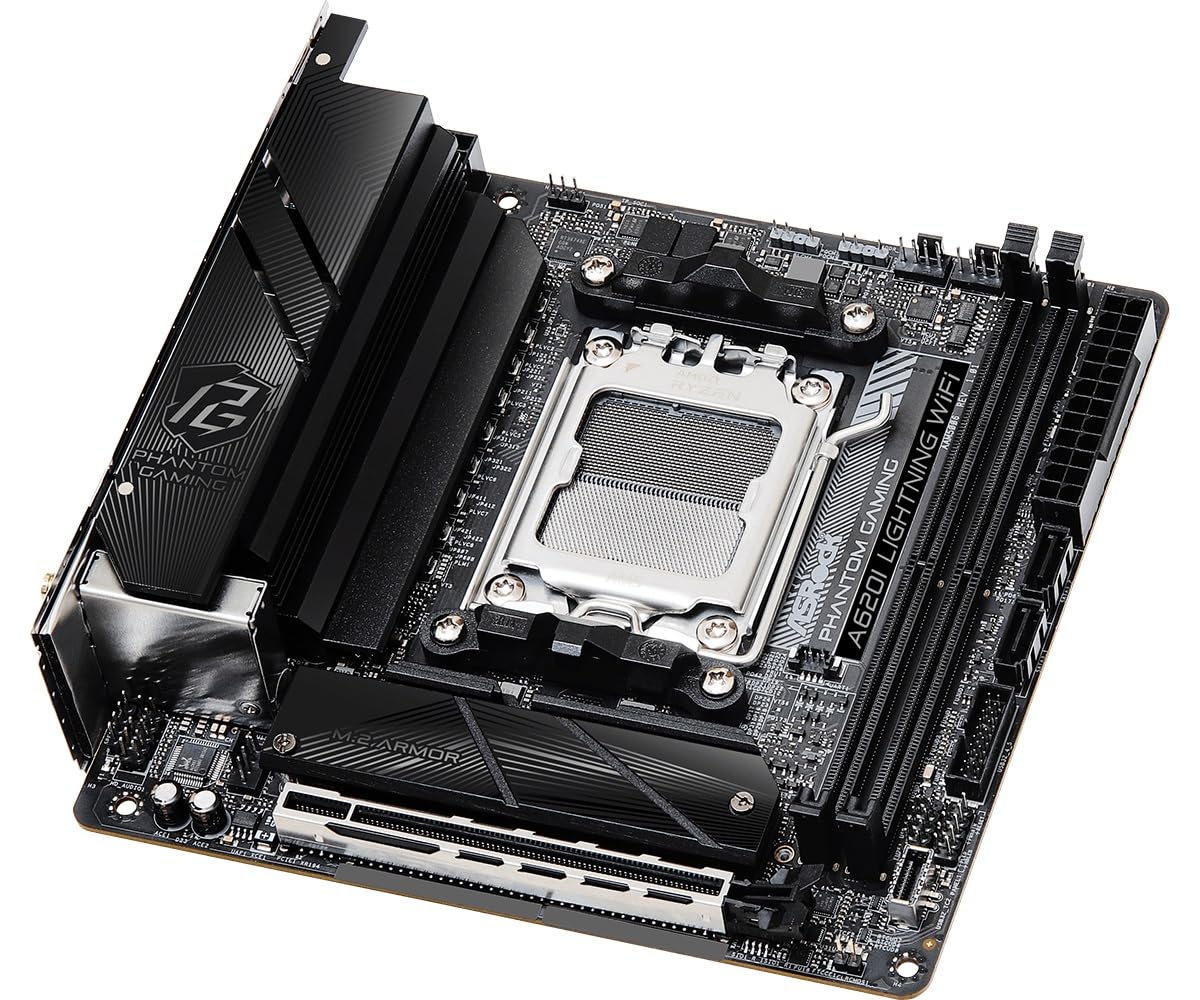 Foto 5 pulgar | Placa Madre Asrock A620i Lightning Wifi 6e Amd Ryzen Am5 - Venta Internacional.