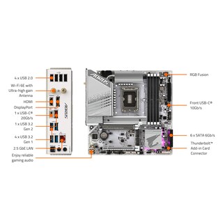 Foto 5 | Placa Base Gigabyte Z790m Aorus Elite Ax Ice Lga 1700 Ddr5 - Venta Internacional.