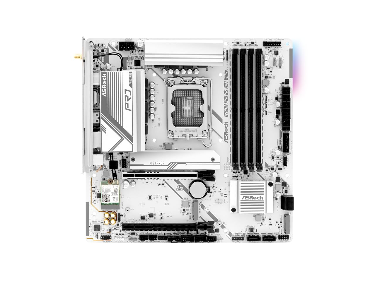 Foto 5 pulgar | Placa Base Asrock B760m Pro Rs Wifi Blanca Ddr5 256gb Lga1700 - Venta Internacional.