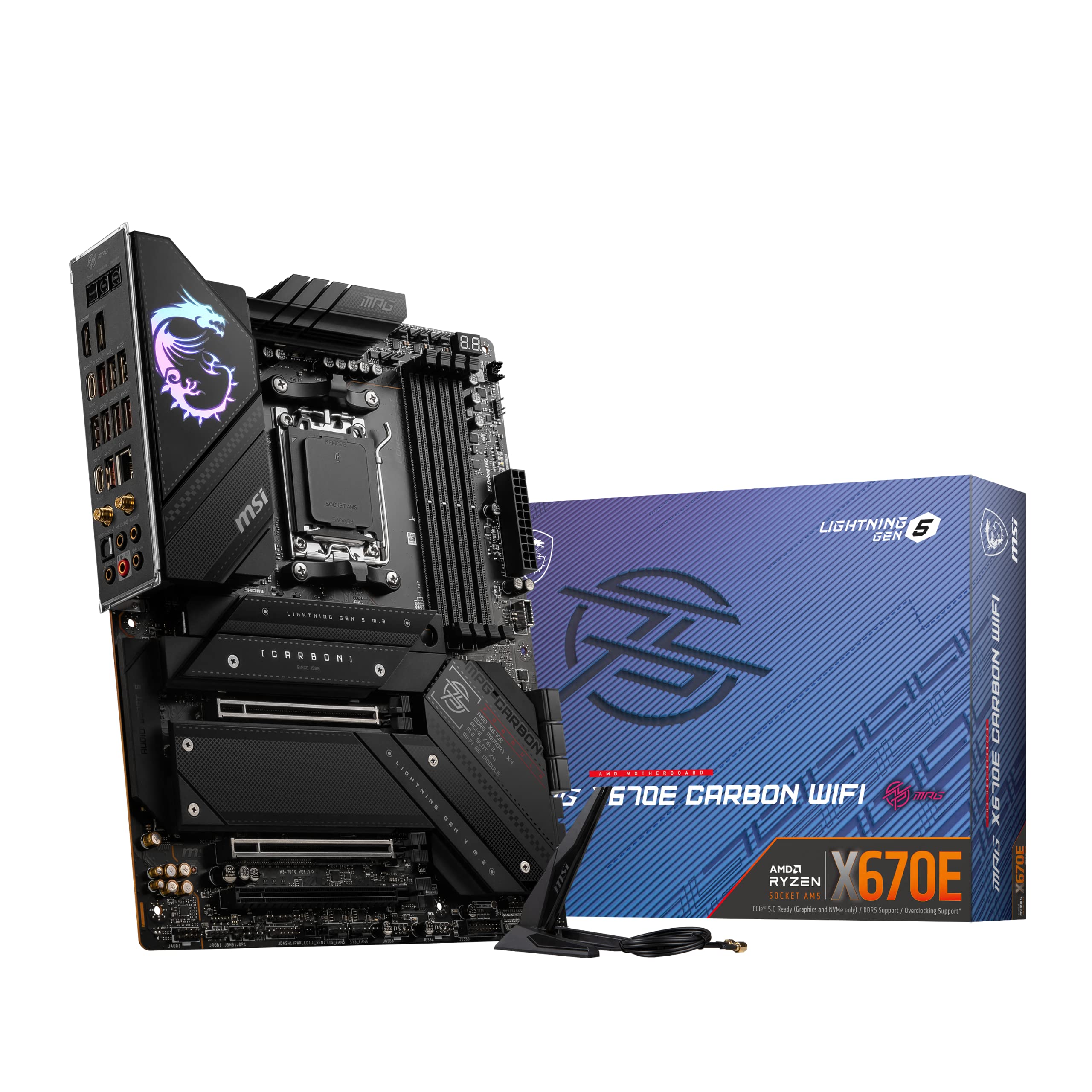 Foto 2 pulgar | Placa Madre Msi Mpg X670e Carbon Wifi Gaming Atx - Venta Internacional.
