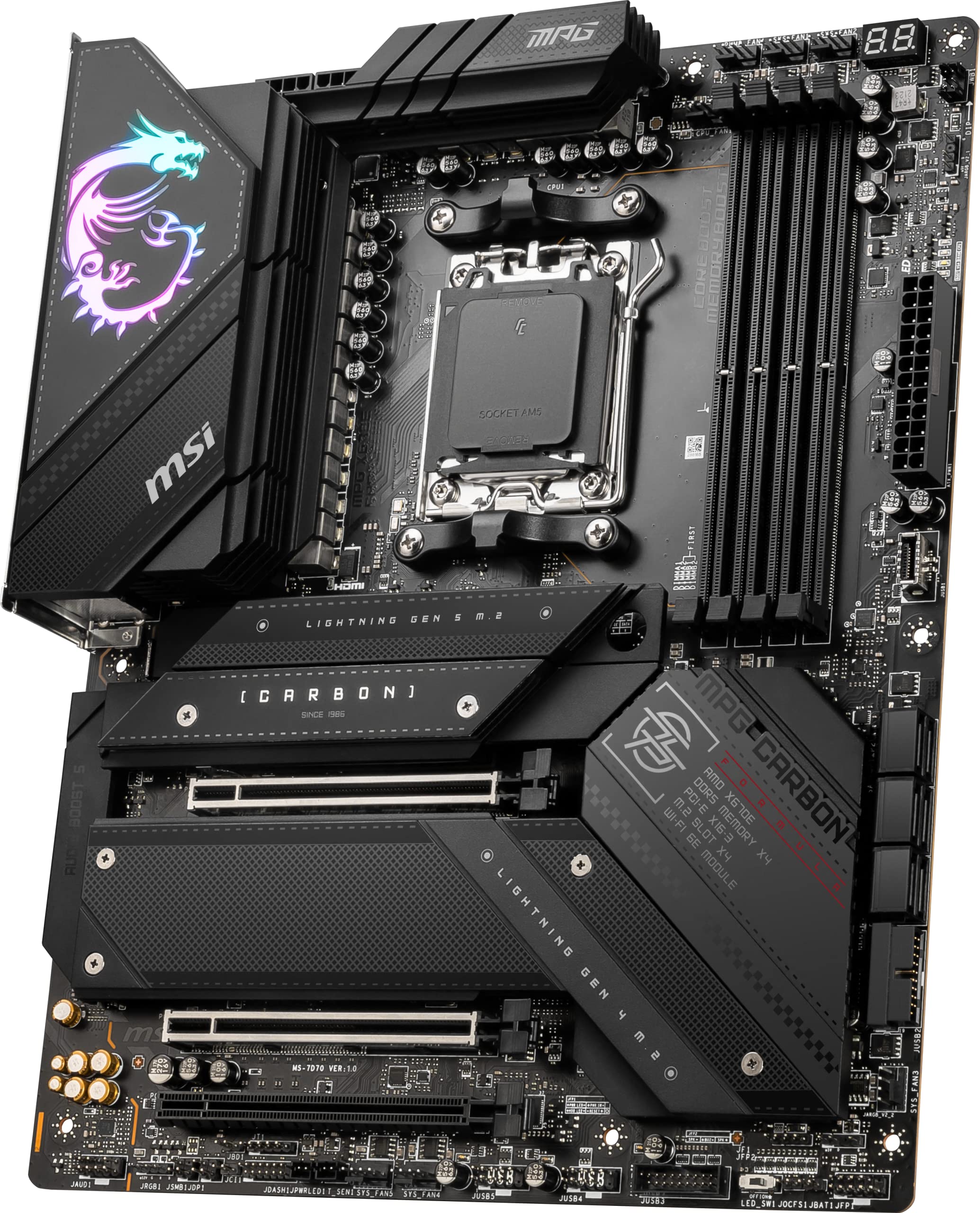 Foto 4 pulgar | Placa Madre Msi Mpg X670e Carbon Wifi Gaming Atx - Venta Internacional.