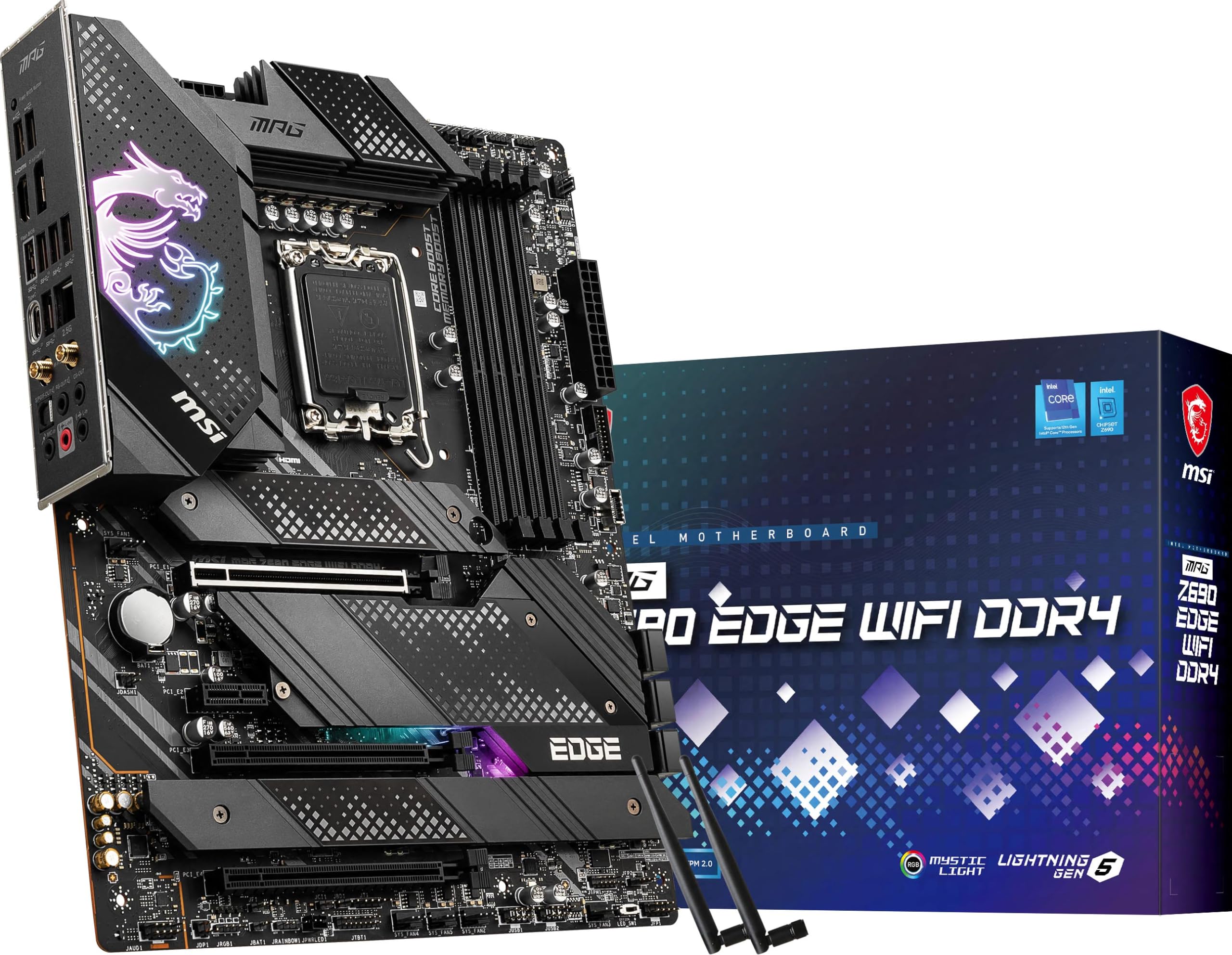 Foto 2 pulgar | Placa Madre Msi Mpg Z690 Edge Wifi Ddr4 Gaming Atx - Venta Internacional.