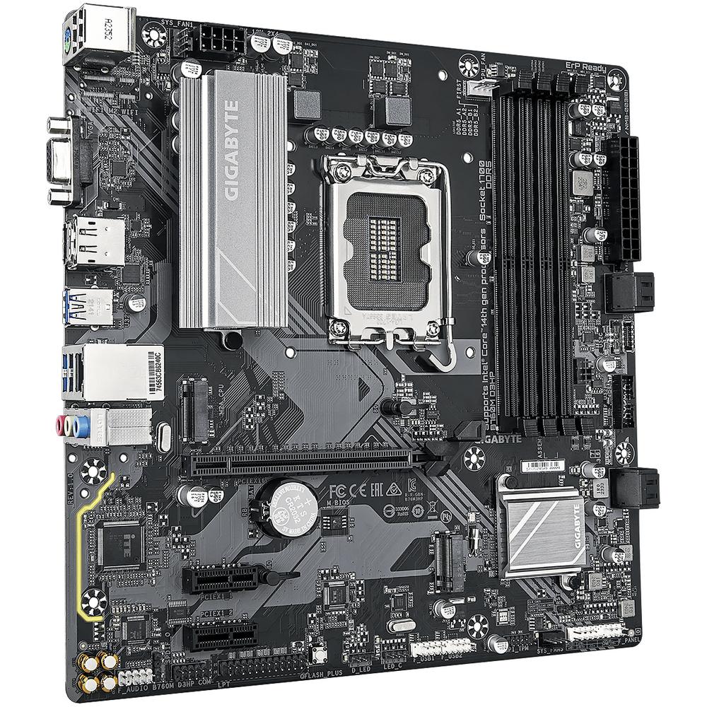 Foto 2 | Tarjeta Madre Gigabyte B760m D3hp Lga 1700 4x Ddr5 2x M.2 Pcie 4.0 Usb-c Micro Atx
