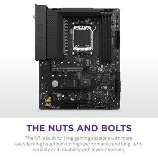 Foto 3 | Placa Base Para Juegos Nzxt N7 B650e Amd B650 Ddr5 Wi-fi 6e Negra - Venta Internacional.