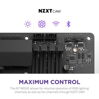 Foto 5 | Placa Base Para Juegos Nzxt N7 B650e Amd B650 Ddr5 Wi-fi 6e Negra - Venta Internacional.