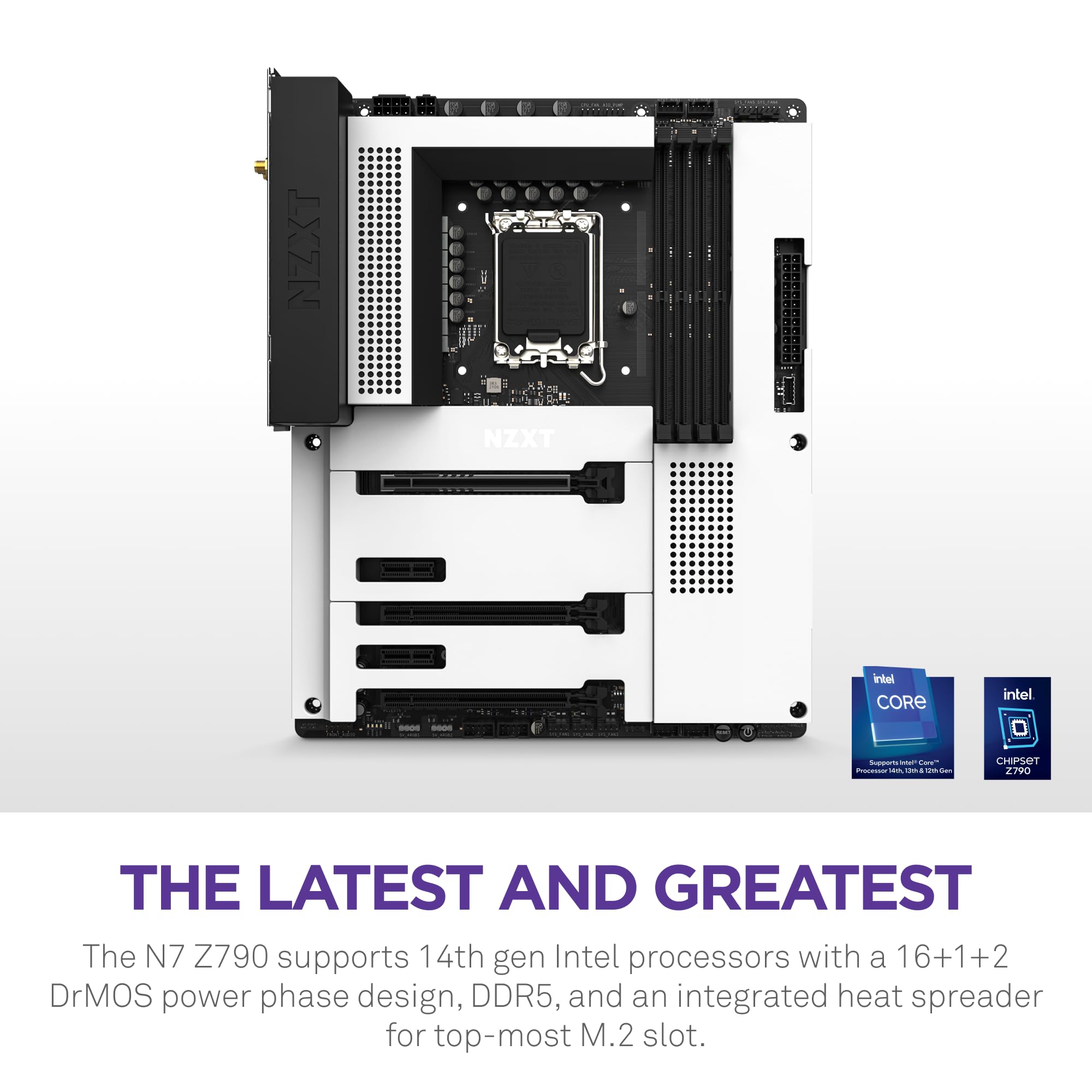 Foto 2 | Placa Base Para Juegos Nzxt N7 Z790 Atx - Intel Z790, Wifi 6e - Venta Internacional.