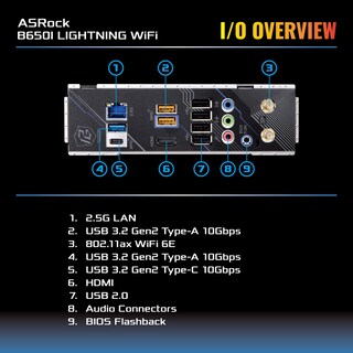 Foto 5 | Placa Madre Asrock B650i Lightning Wifi 6e Amd Ryzen B650 - Venta Internacional.