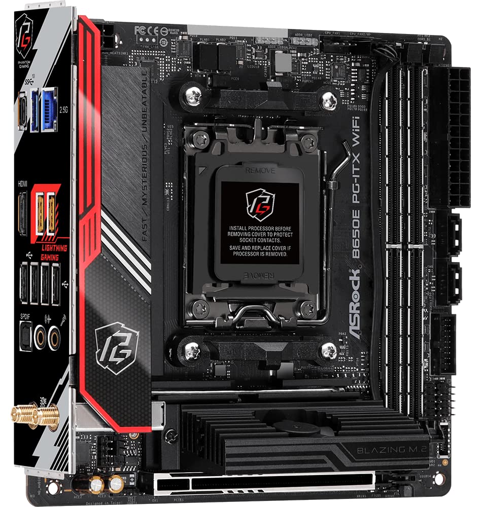 Foto 8 pulgar | Placa Madre Asrock B650e Pg-itx Wifi Amd Ryzen Serie 7000 - Venta Internacional.