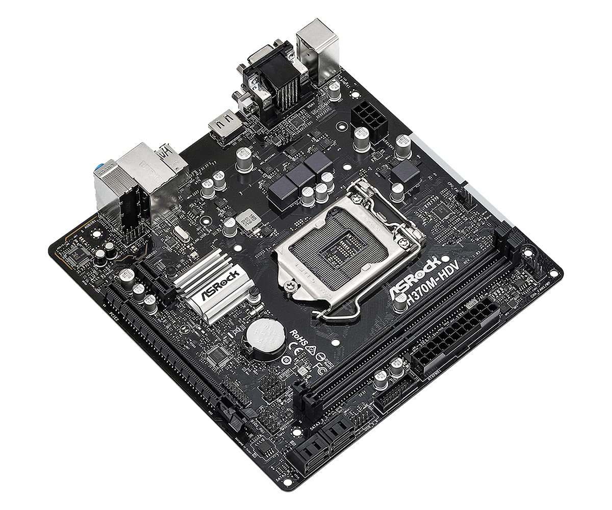 Foto 4 pulgar | Placa Madre Asrock H370m-hdv Lga1151/ Intel H370/ Ddr4 - Venta Internacional.
