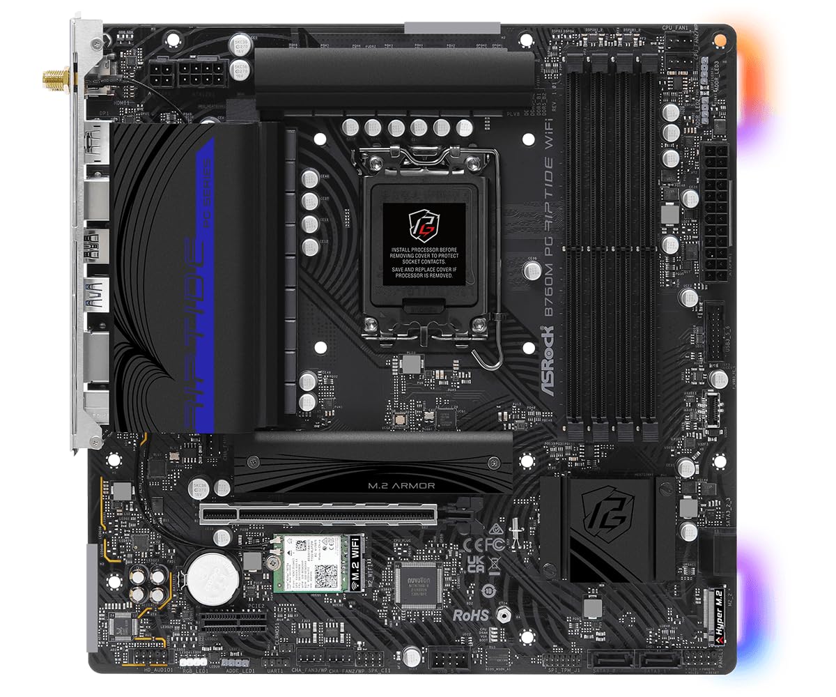 Foto 4 pulgar | Placa Madre Asrock B760m Pg Riptide Wifi Para Intel Core - Venta Internacional.