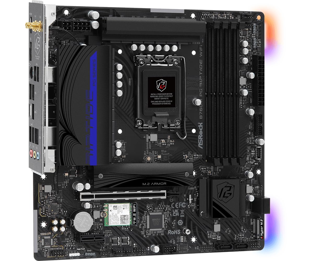 Foto 6 pulgar | Placa Madre Asrock B760m Pg Riptide Wifi Para Intel Core - Venta Internacional.