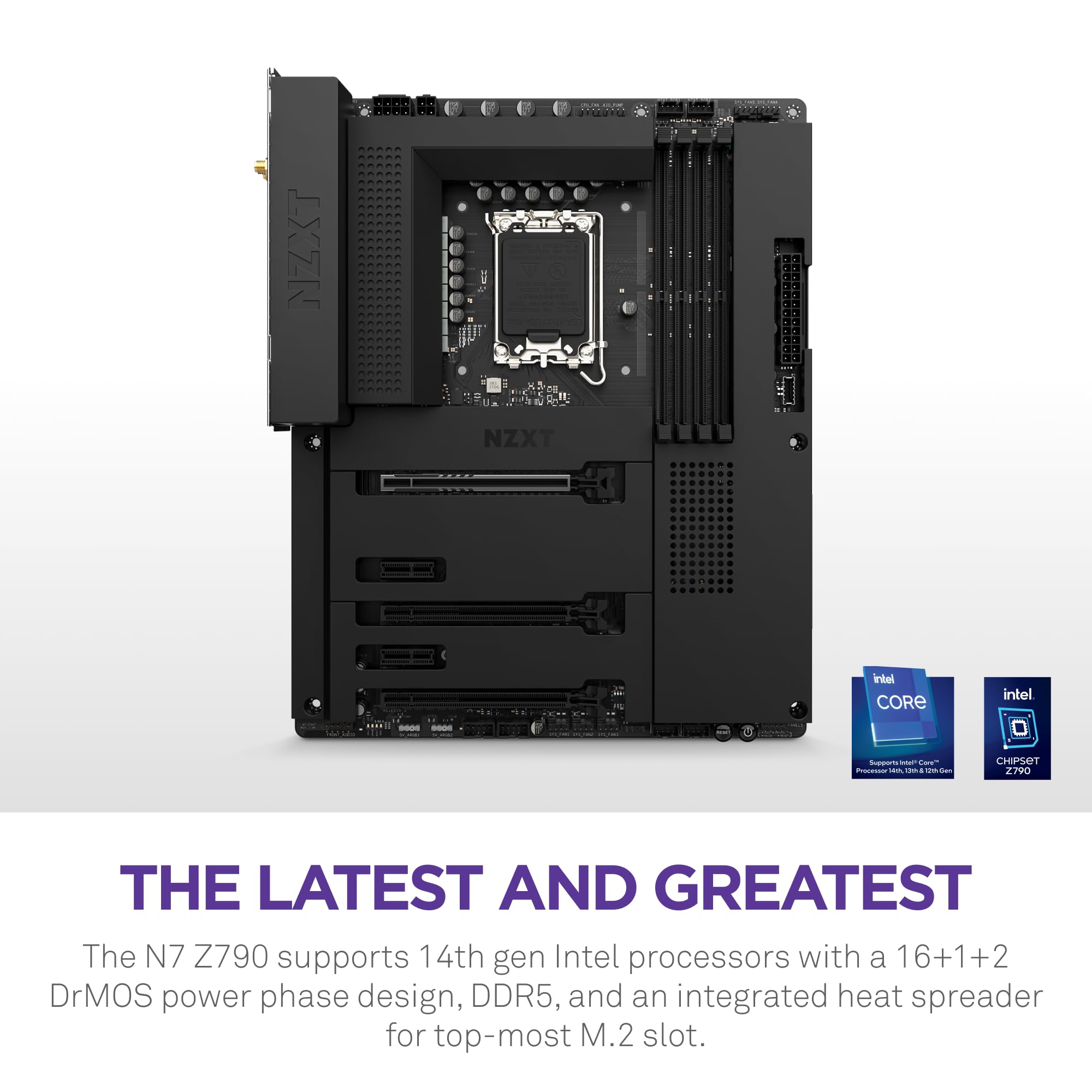 Foto 3 pulgar | Placa Base Nzxt N7 Z790 Atx - Intel Z790, Wifi 6e, Bluetooth - Venta Internacional.